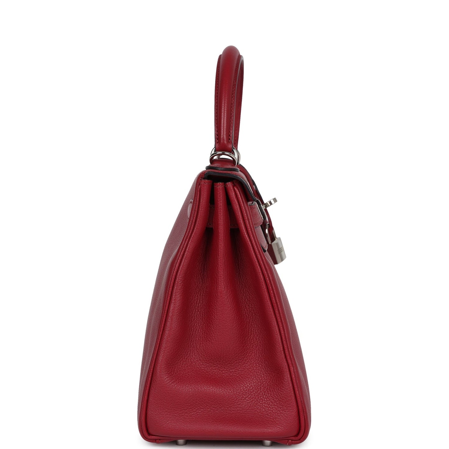 Hermes Kelly Retourne 28 Rouge Grenat Evercolor Palladium Hardware