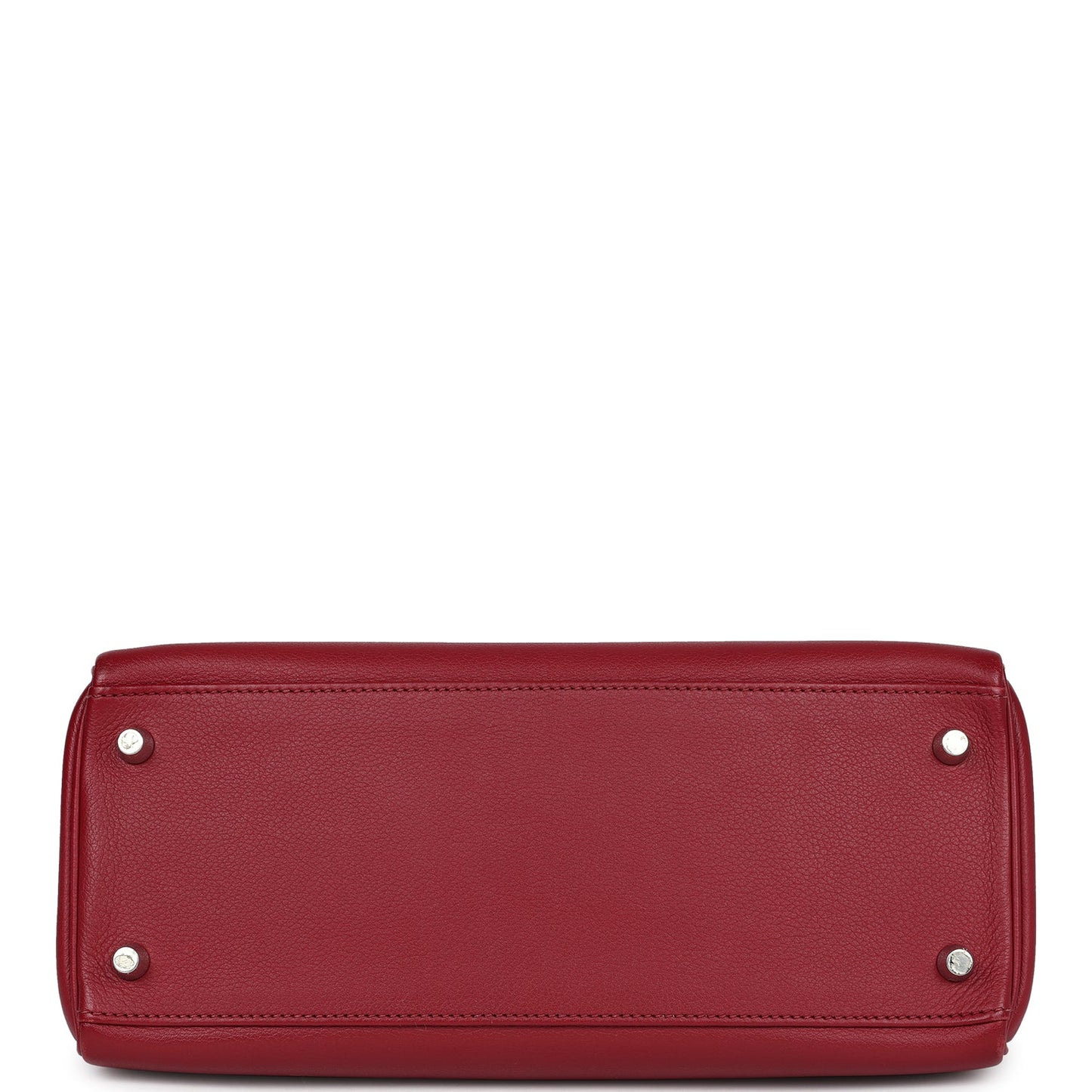 Hermes Kelly Retourne 28 Rouge Grenat Evercolor Palladium Hardware