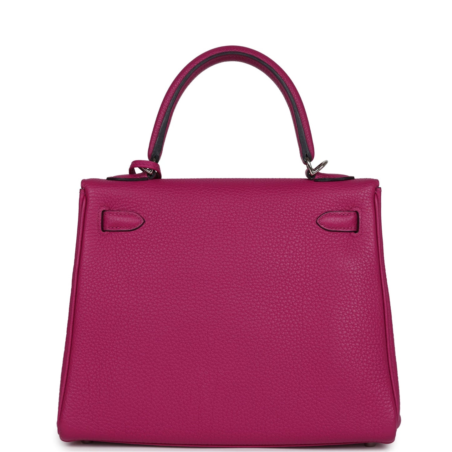 Hermes Kelly Retourne 25 Rose Pourpre Togo Palladium Hardware