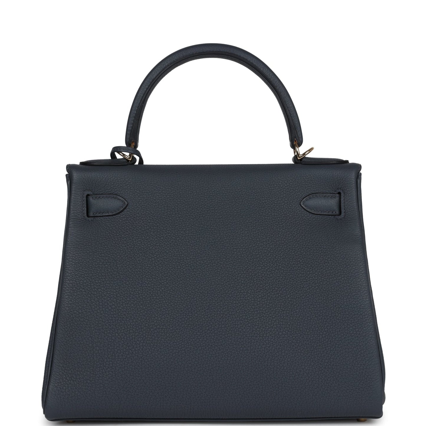 Hermes Kelly Retourne 28 Gris Misty Togo Permabrass Hardware