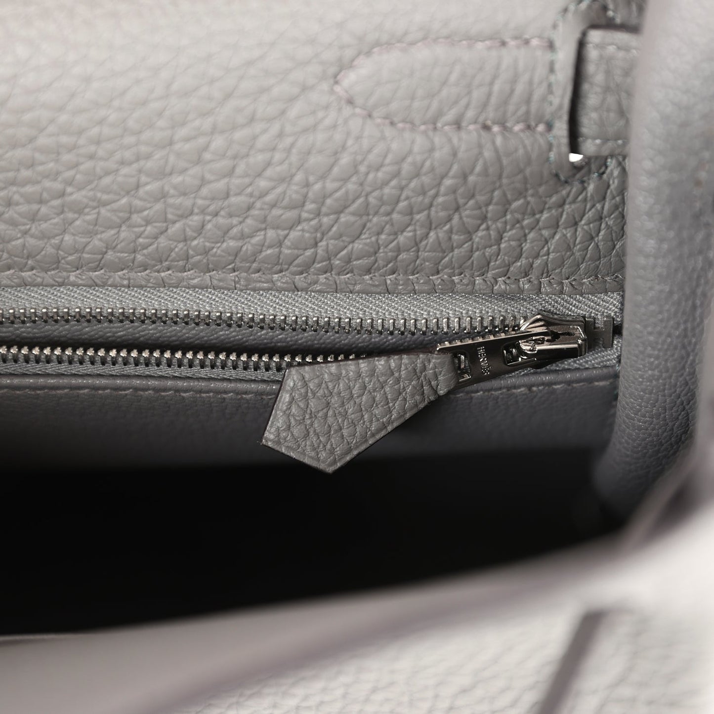 Hermes Kelly Retourne 28 Gris Meyer Clemence Palladium Hardware