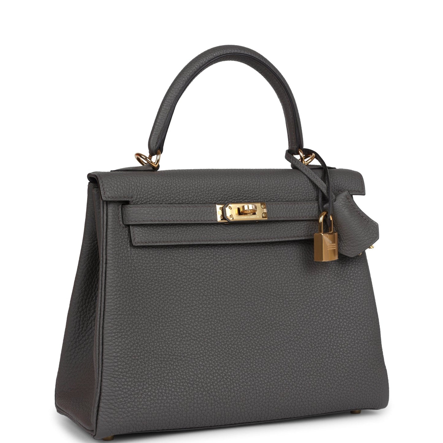 Hermes Kelly Retourne 25 Etain Togo Gold Hardware