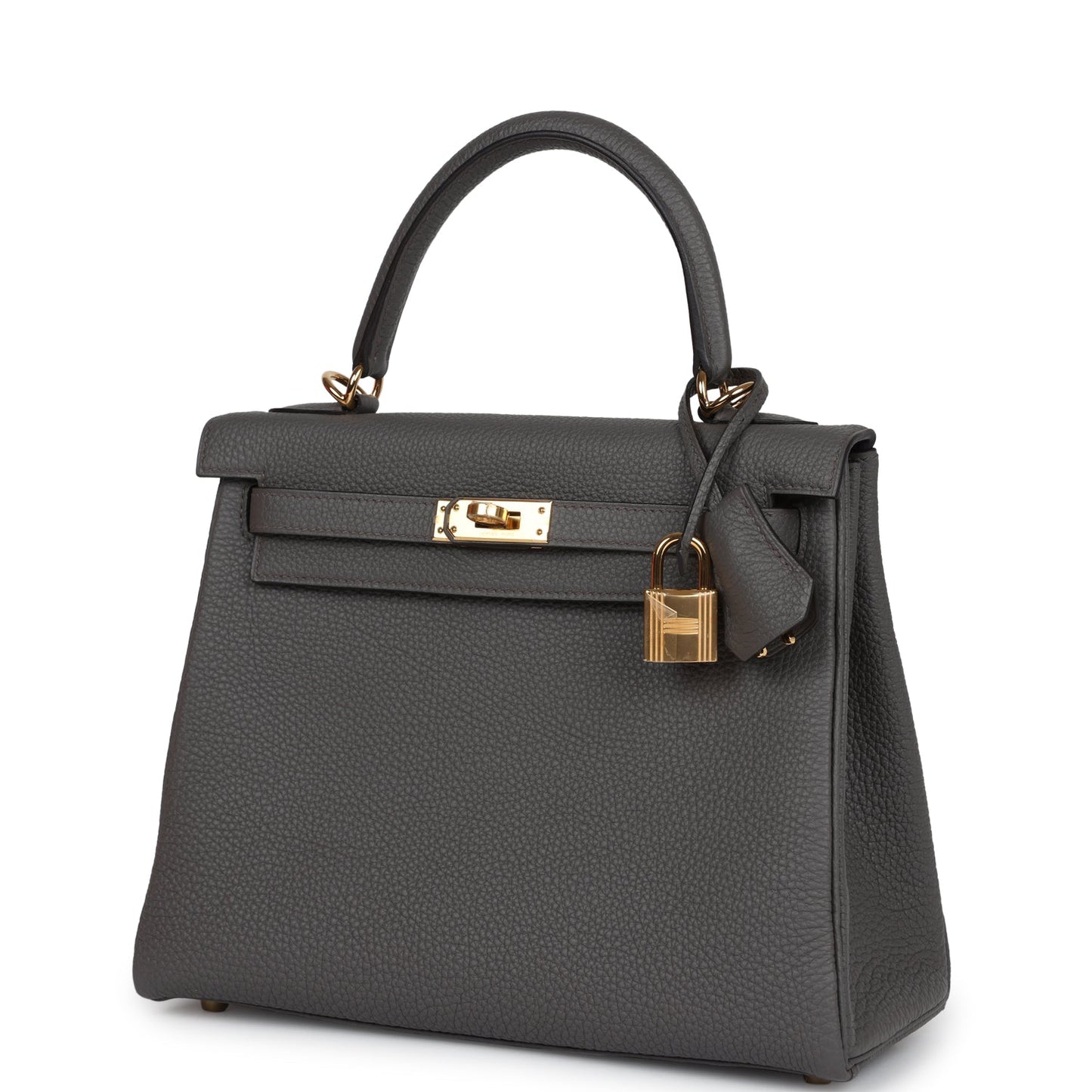 Hermes Kelly Retourne 25 Etain Togo Gold Hardware