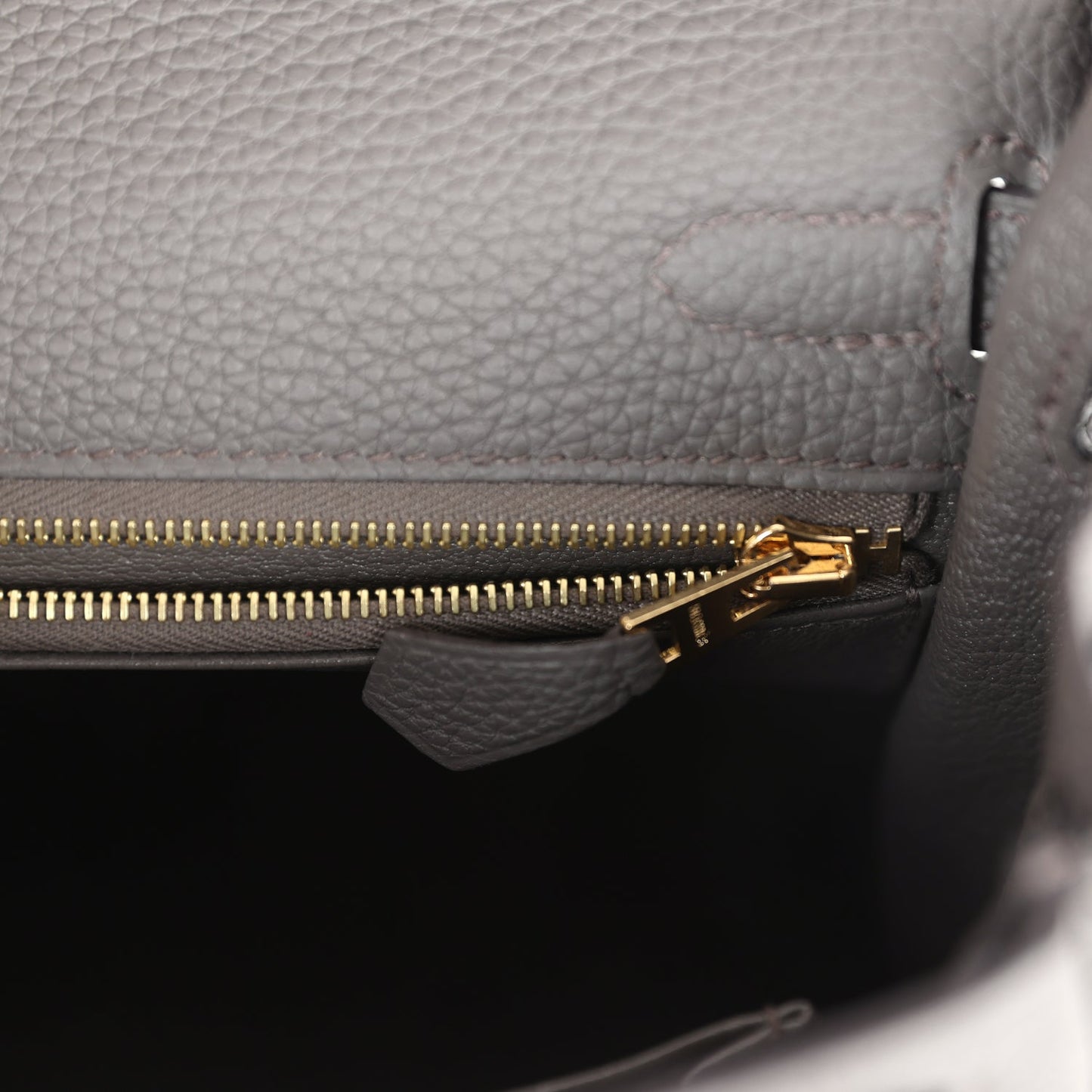 Hermes Kelly Retourne 25 Etain Togo Gold Hardware