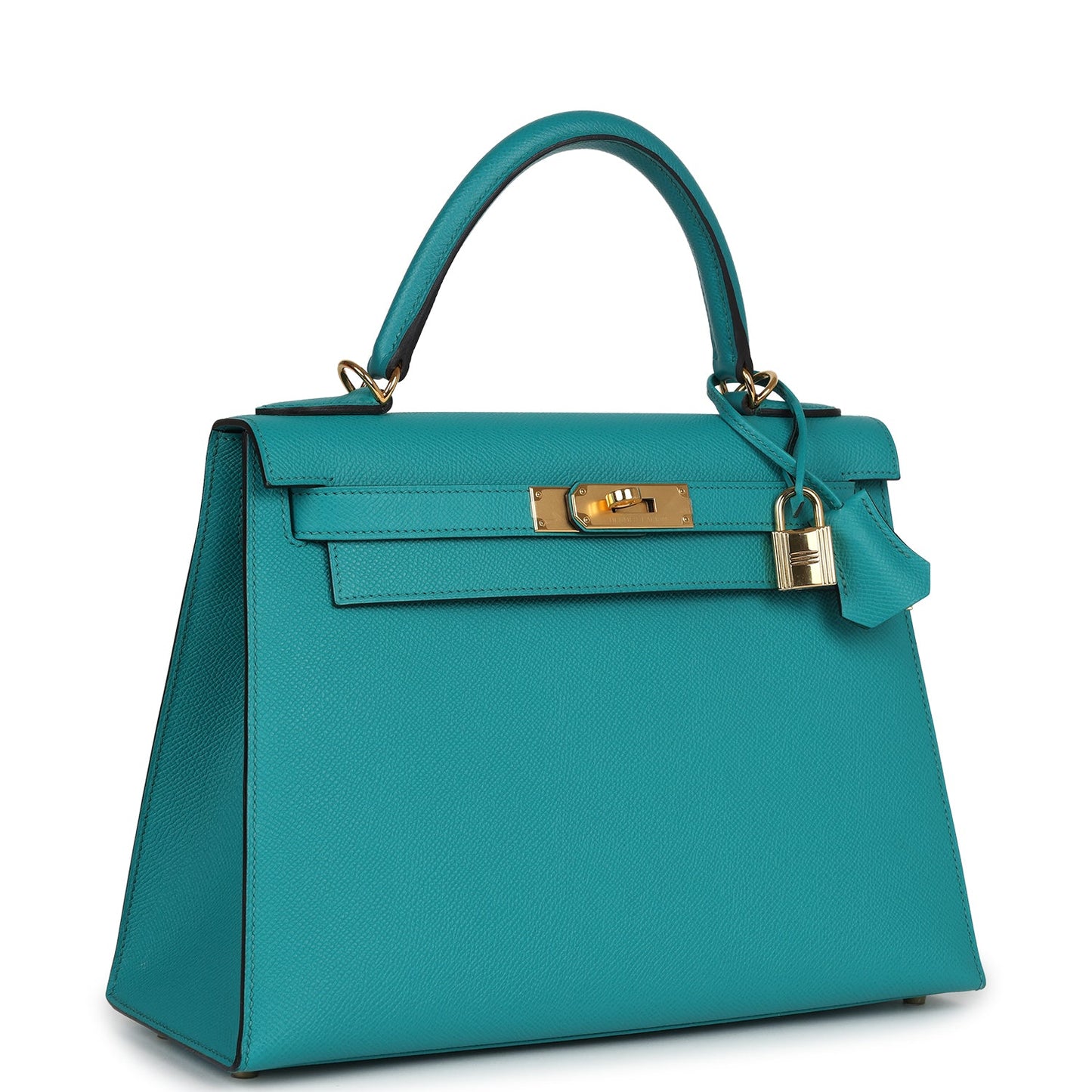 Hermes Kelly Sellier 28 Vert Verone Epsom Gold Hardware