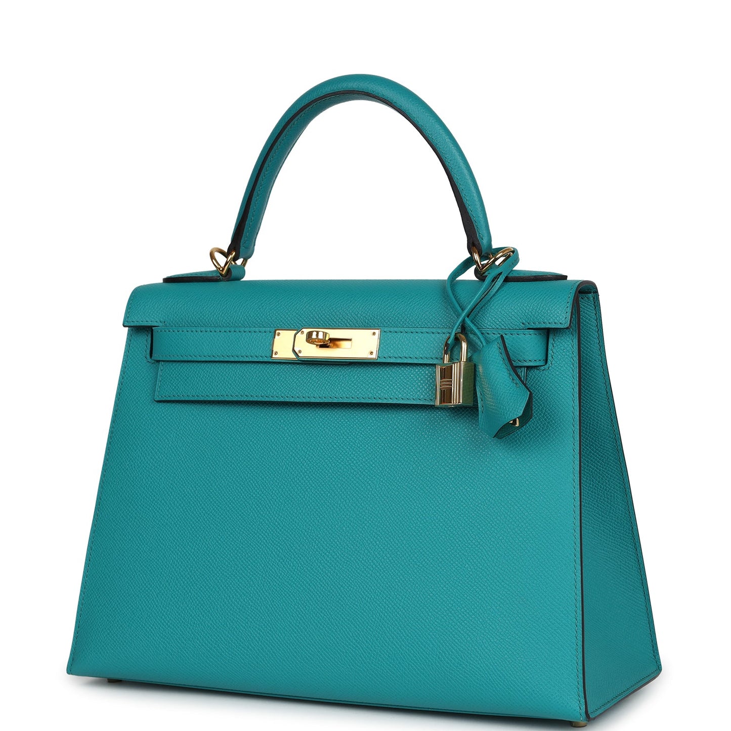 Hermes Kelly Sellier 28 Vert Verone Epsom Gold Hardware