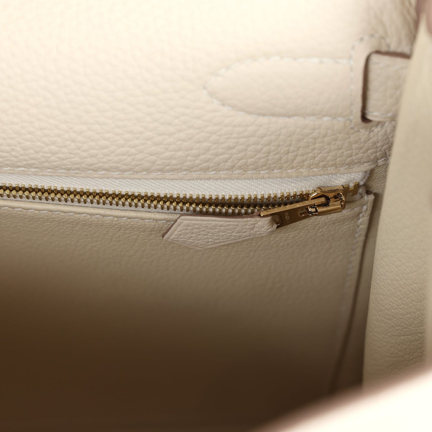 Hermes Kelly Retourne 32 Craie Togo Gold Hardware