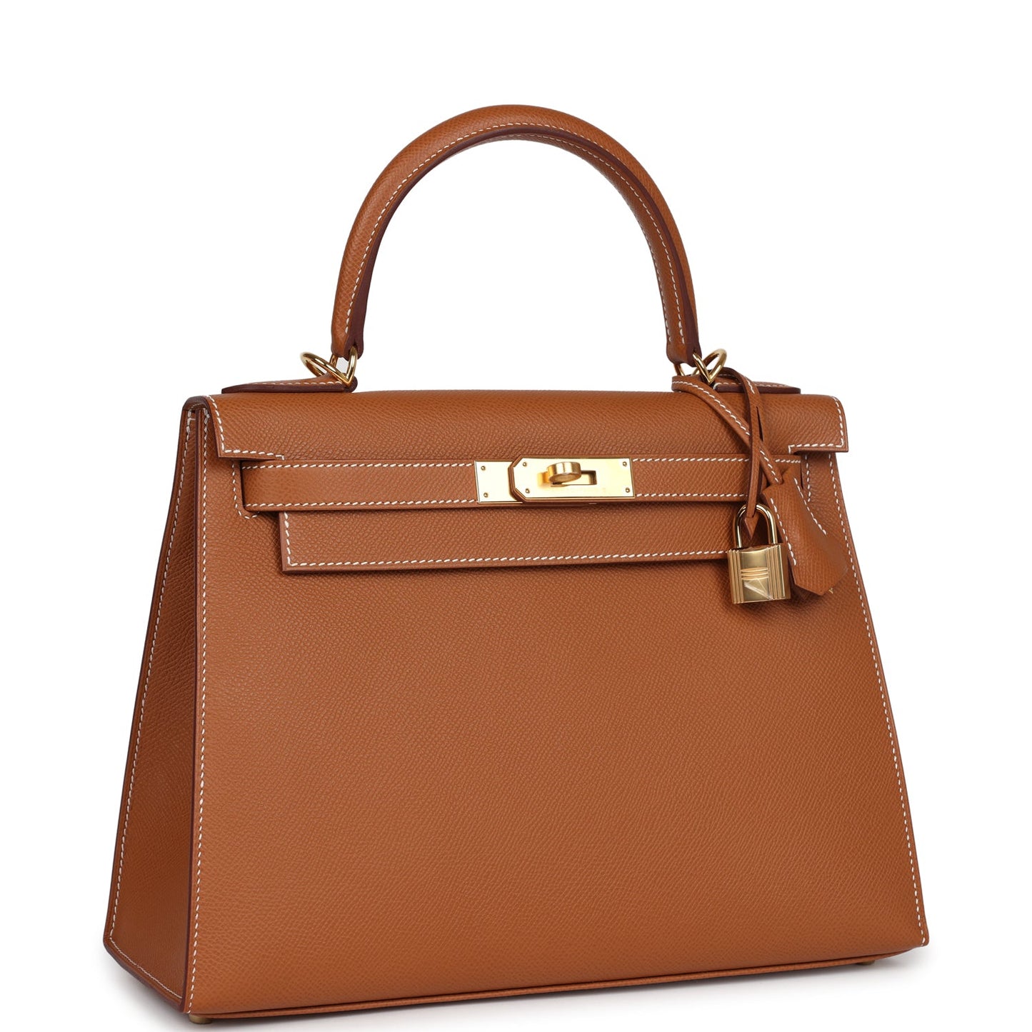 Hermes Kelly Sellier 28 Gold Epsom Gold Hardware