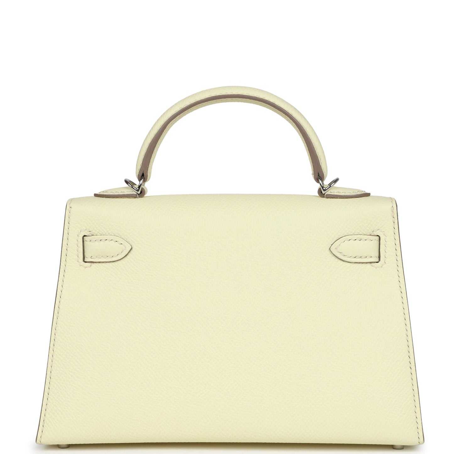 Hermes Kelly Sellier 20 Jaune Milton Epsom Palladium Hardware