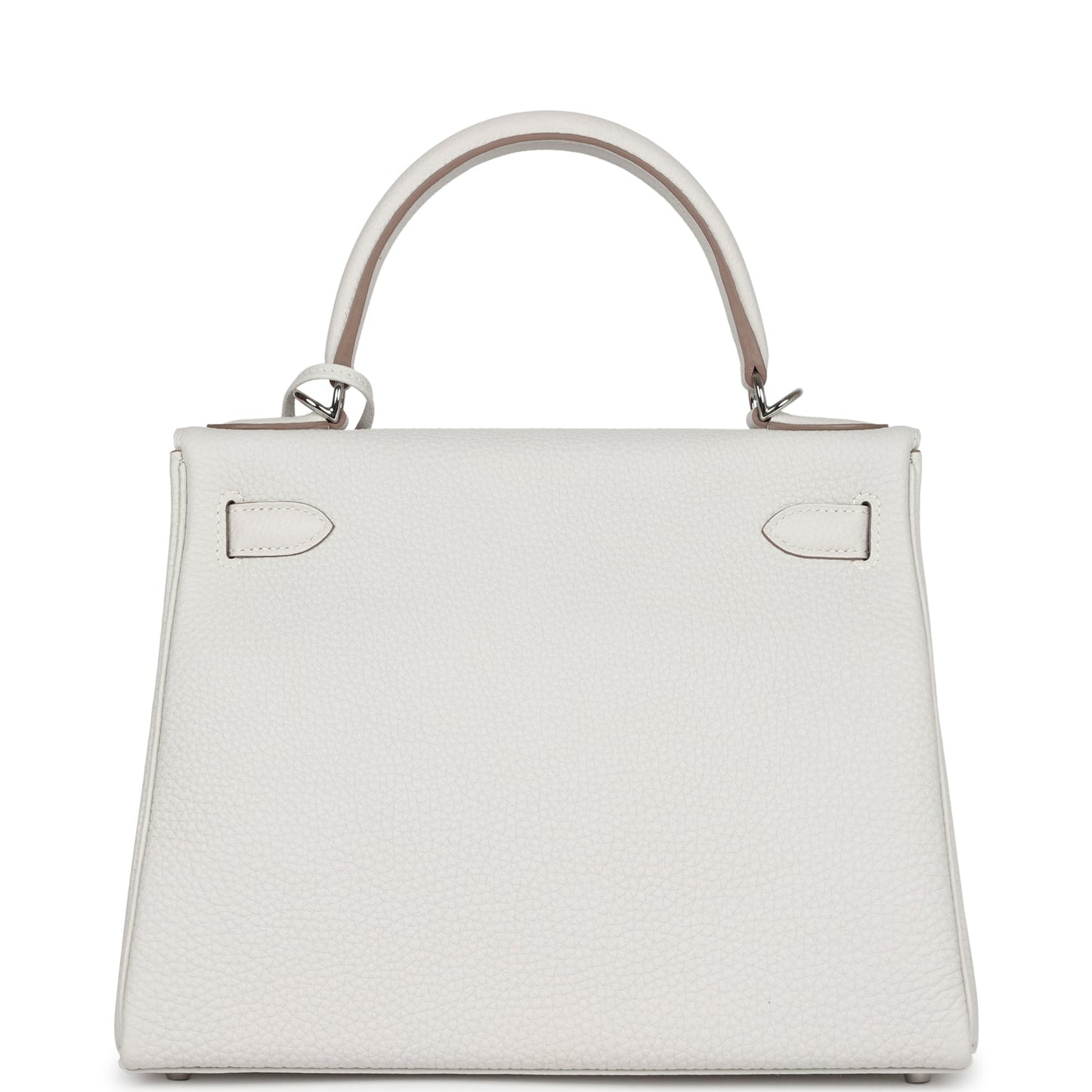 Hermes Kelly Retourne 28 Gris Pale Togo Palladium Hardware