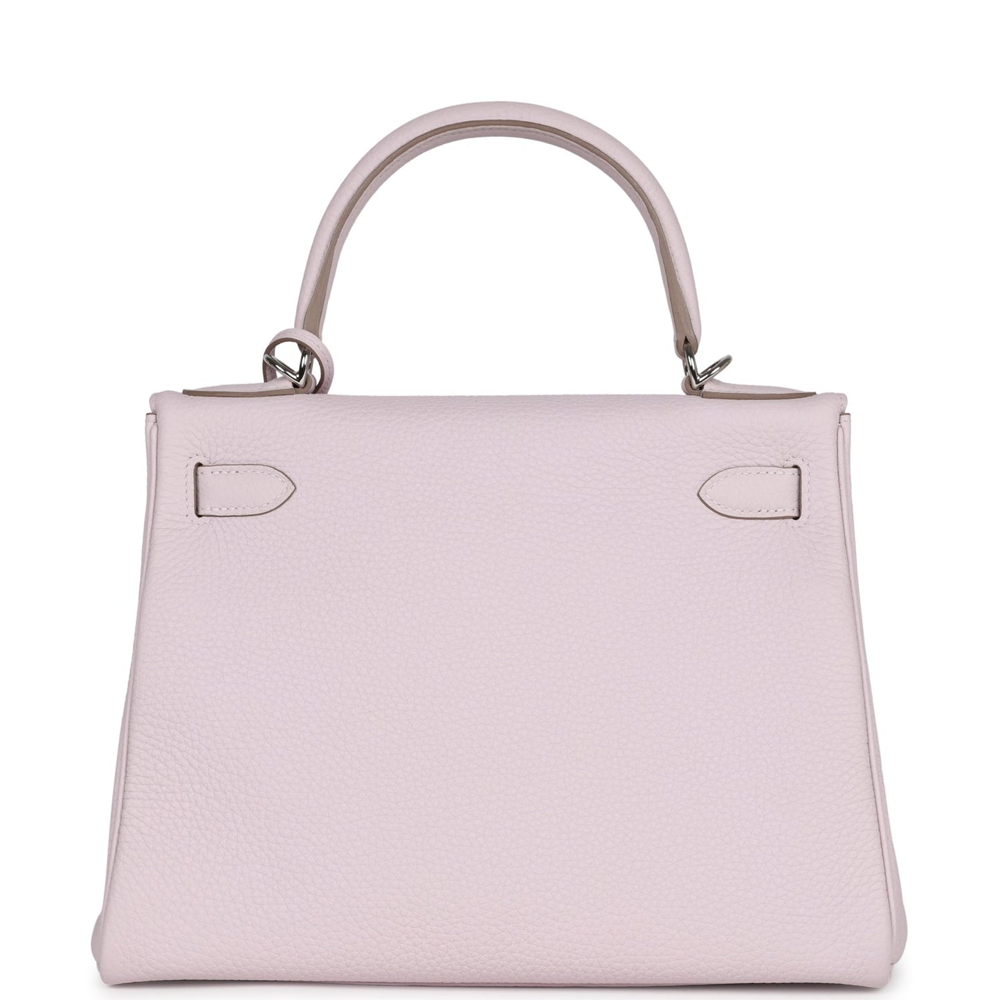 Hermes Kelly Retourne 28 Mauve Pale Clemence Palladium Hardware