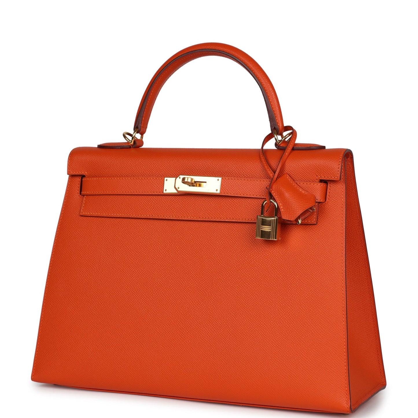 Hermes Kelly Sellier 32 Feu Epsom Gold Hardware