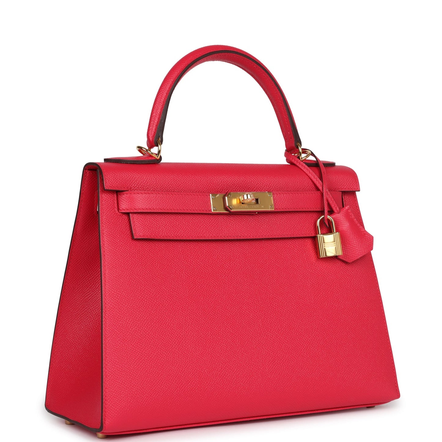 Hermes Kelly Sellier 28 Rose Extreme Epsom Gold Hardware