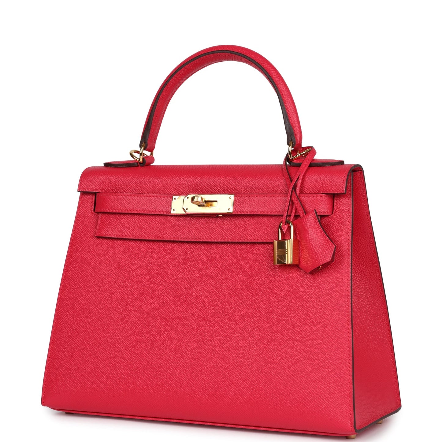 Hermes Kelly Sellier 28 Rose Extreme Epsom Gold Hardware