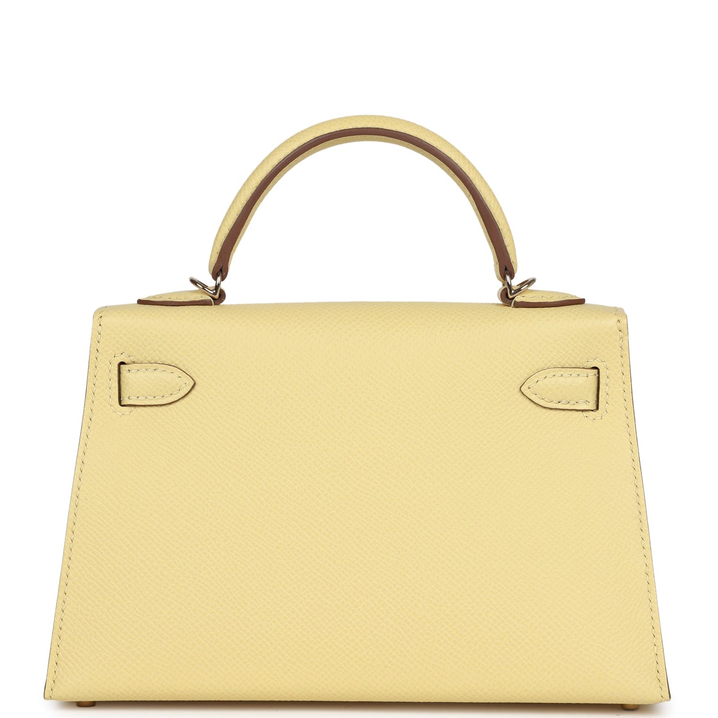 Hermes Special Order (HSS) Kelly Sellier 20 Jaune Poussin Verso Epsom Permabrass Hardware