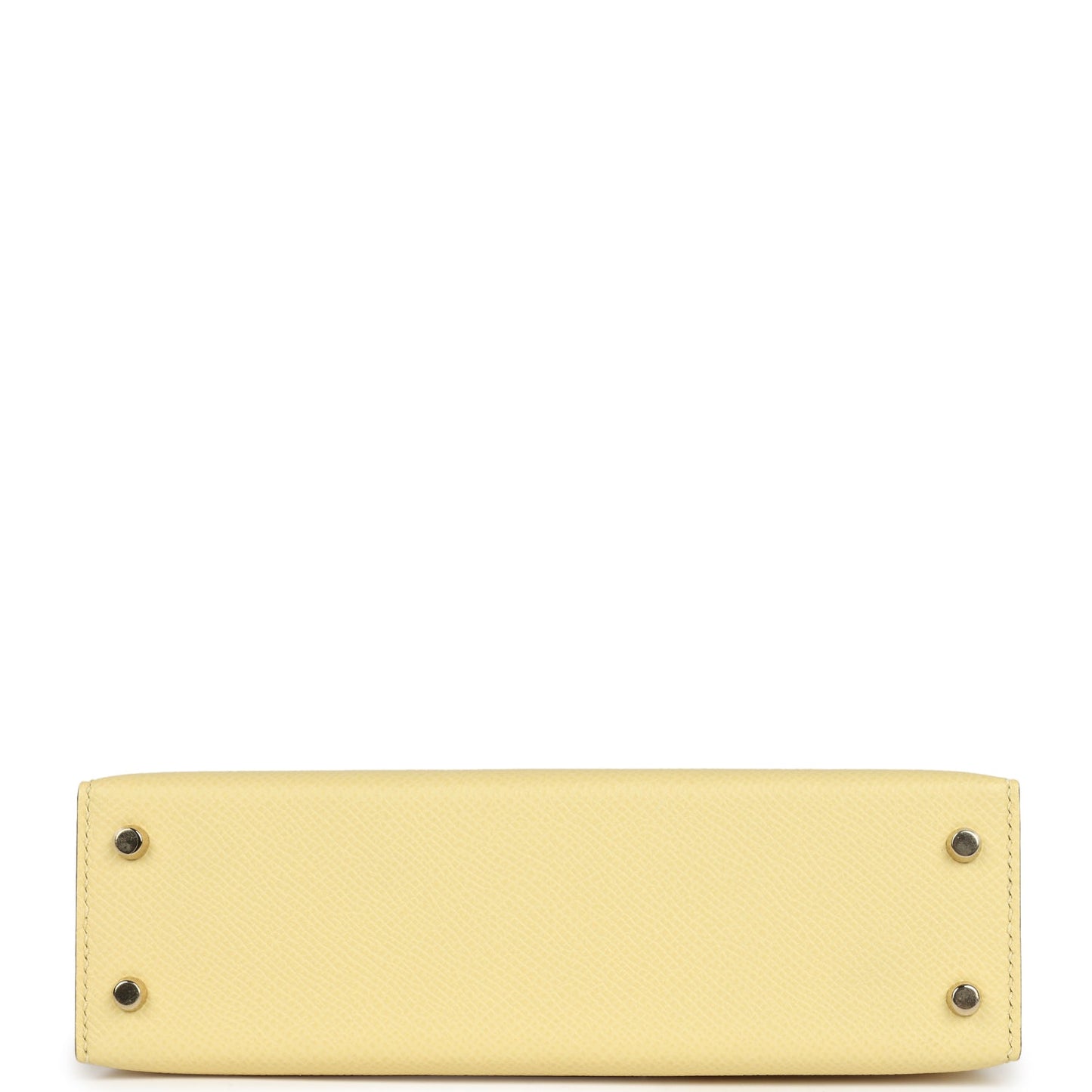 Hermes Special Order (HSS) Kelly Sellier 20 Jaune Poussin Verso Epsom Permabrass Hardware