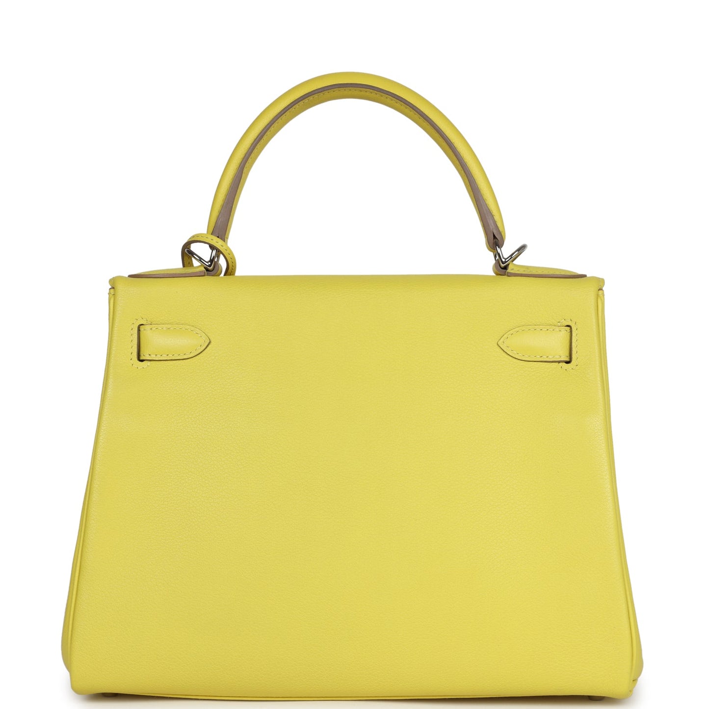 Hermes Kelly Retourne 28 Lime Evercolor Palladium Hardware