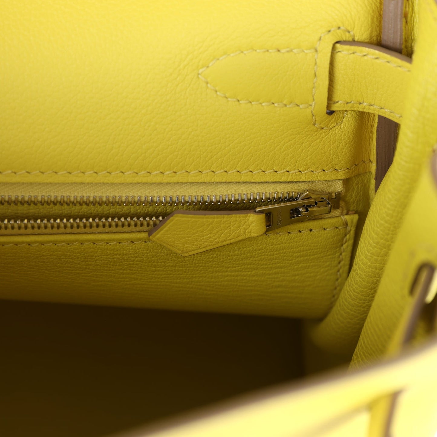 Hermes Kelly Retourne 28 Lime Evercolor Palladium Hardware