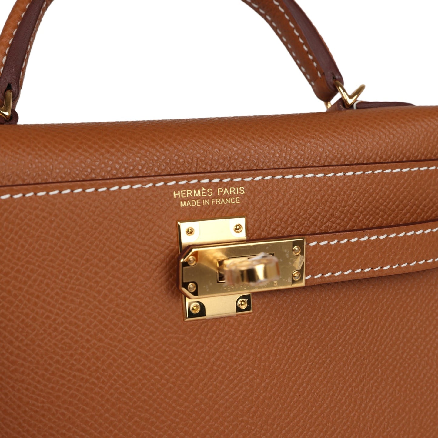 Hermes Kelly Sellier 20 Gold Epsom Gold Hardware