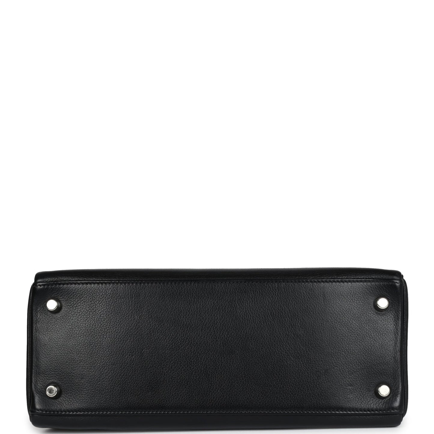 Hermes Kelly Retourne 28 Black Evergrain Palladium Hardware