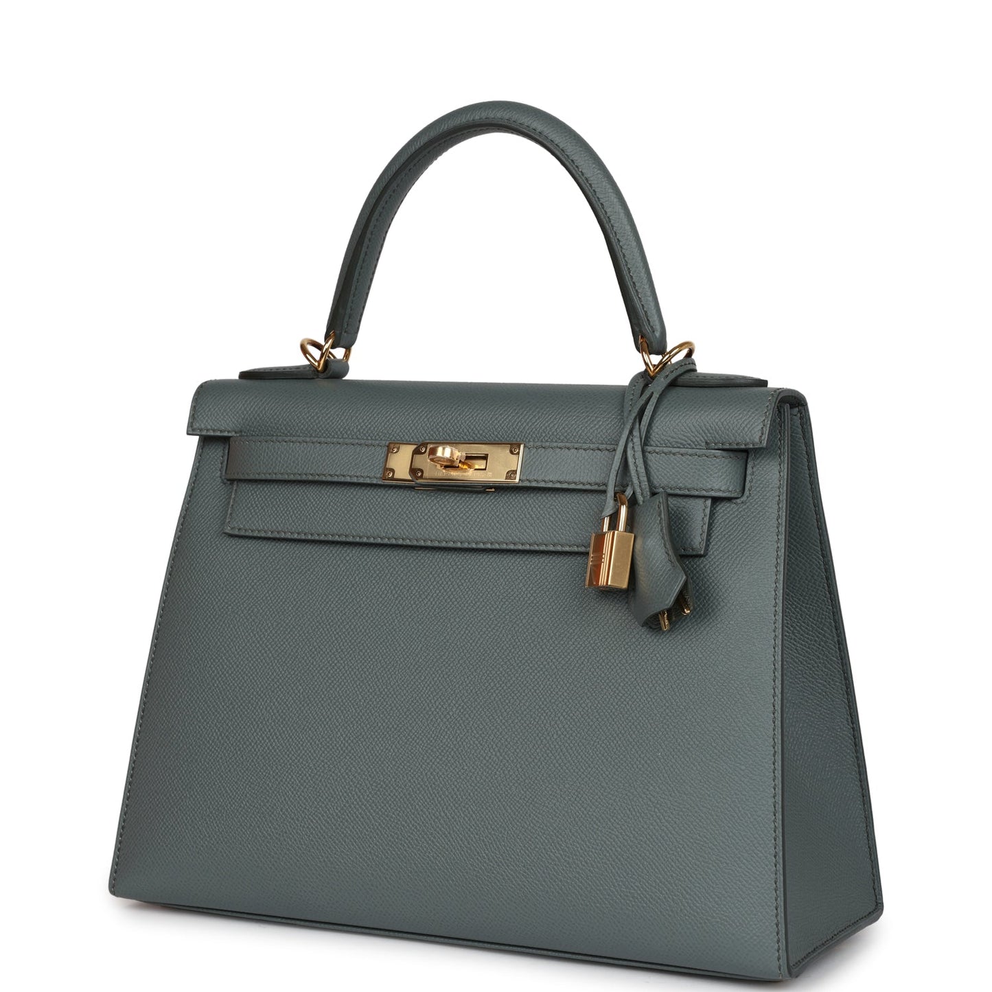 Hermes Kelly Sellier 28 Vert Amande Epsom Gold Hardware