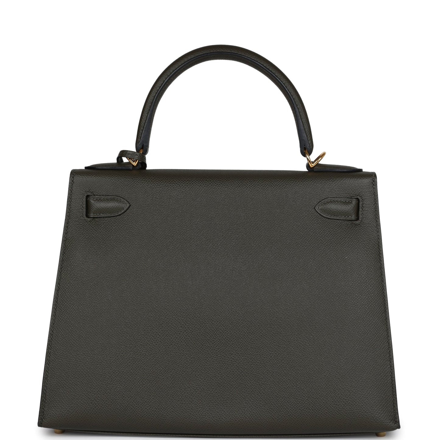 Hermes Kelly Sellier 28 Vert De Gris Epsom Gold Hardware