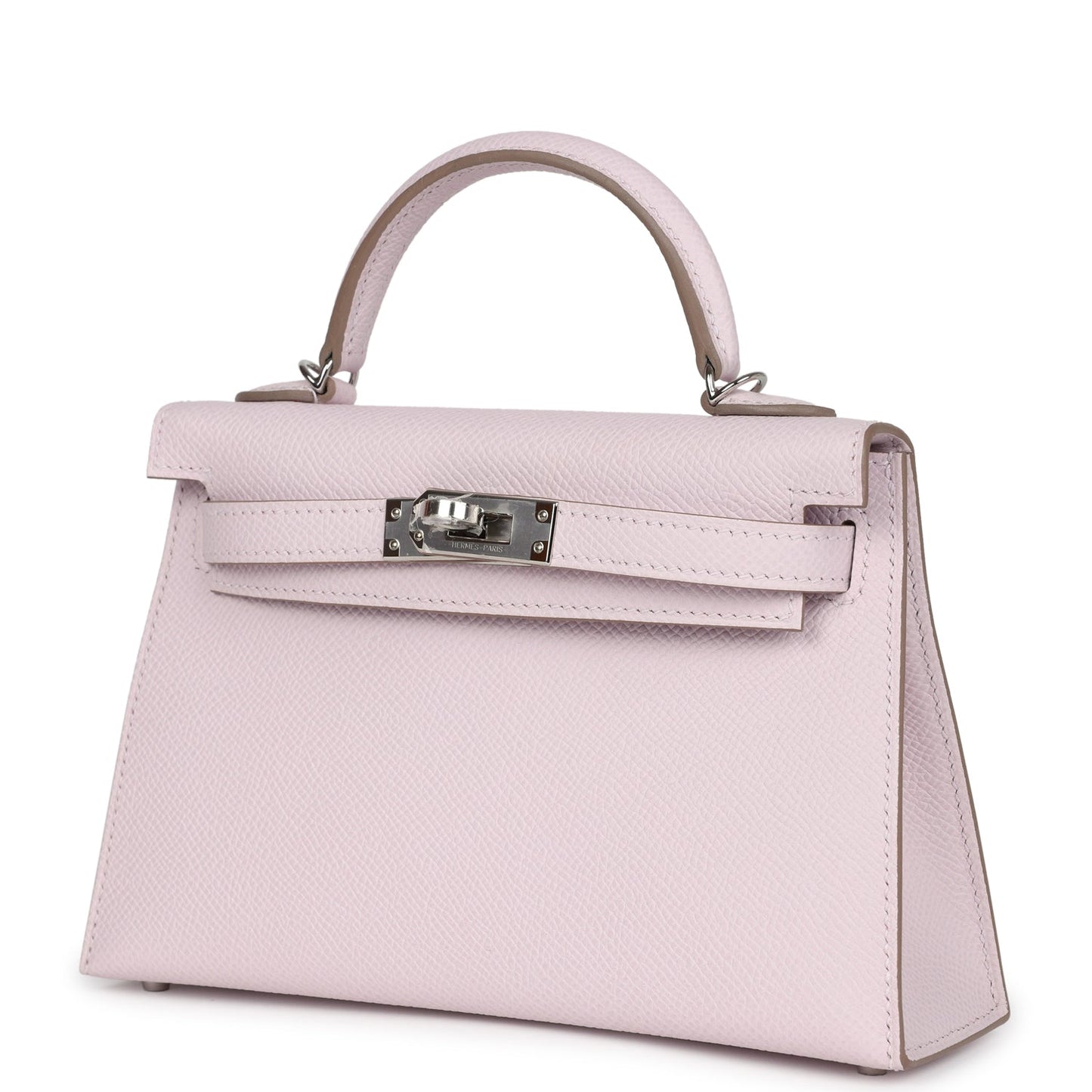 Hermes Kelly Sellier 20 Mauve Pale Epsom Palladium Hardware