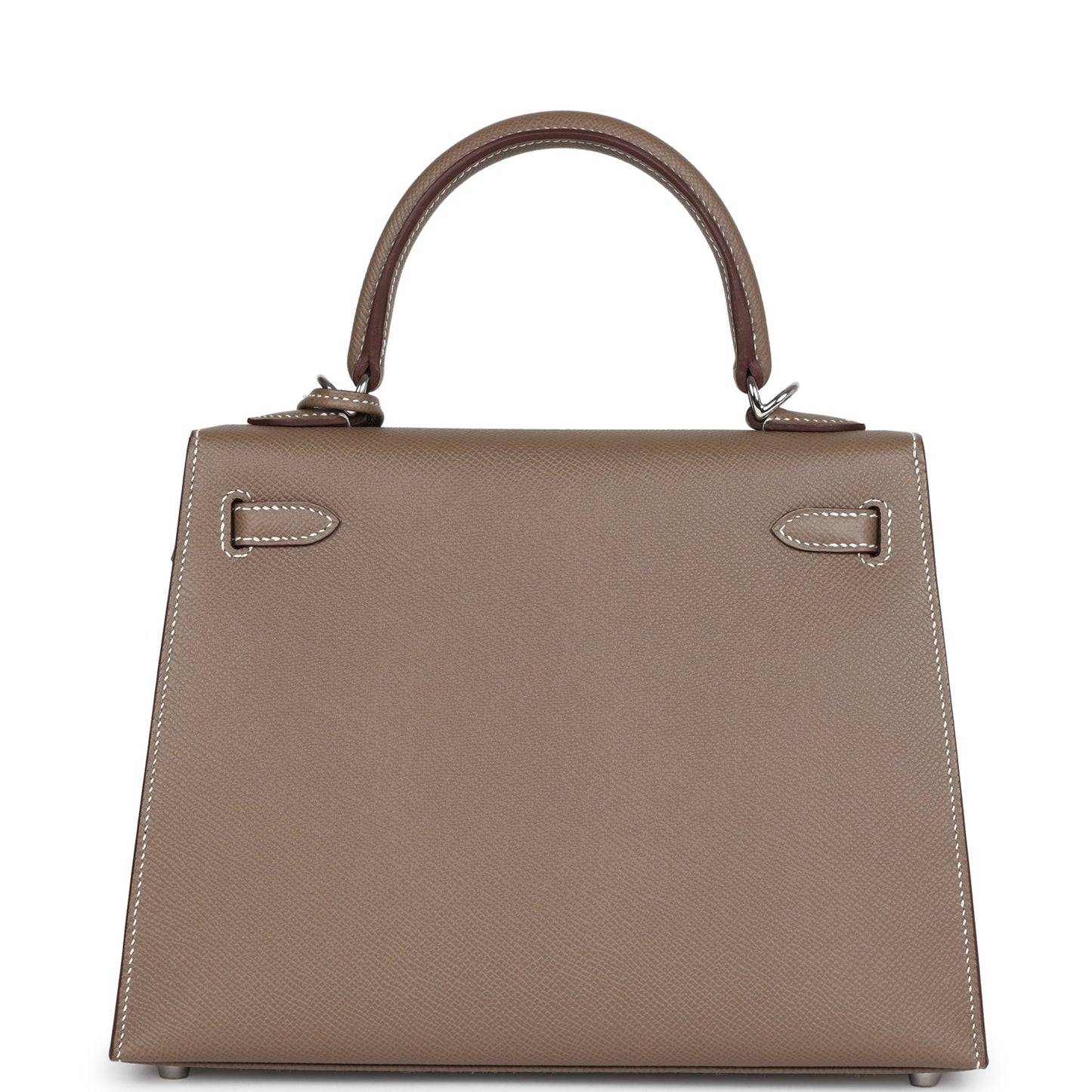 Hermes Kelly Sellier 25 Etoupe Epsom Palladium Hardware