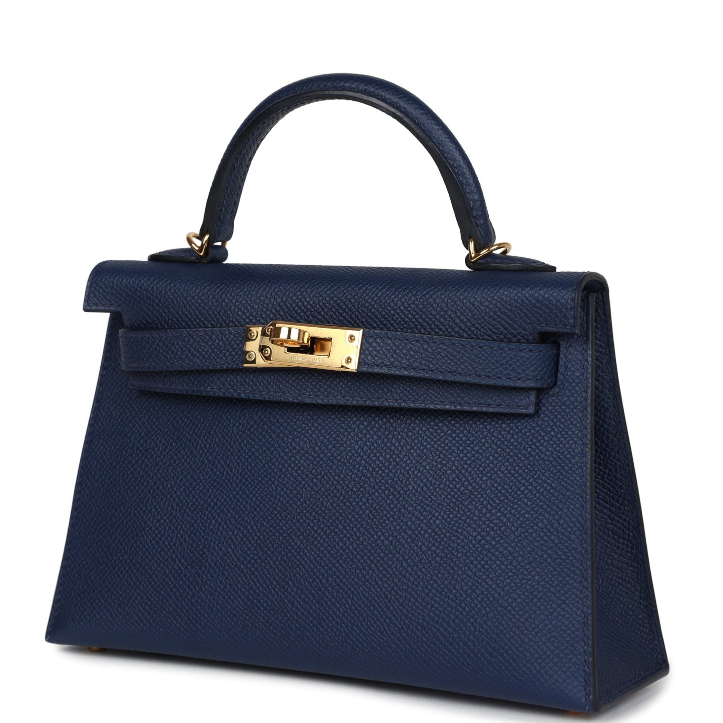 Hermes Kelly Sellier 20 Bleu Navy Epsom Gold Hardware