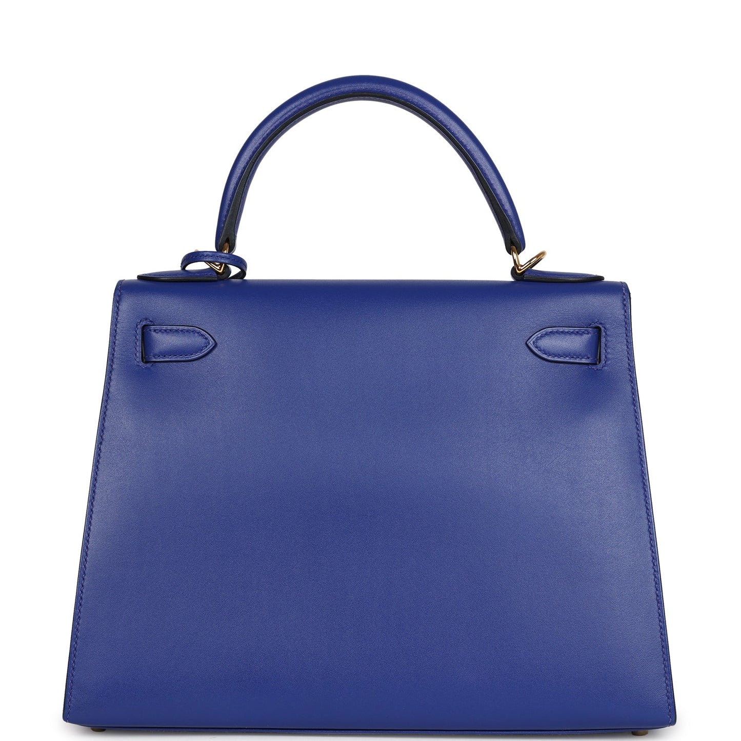 Hermes Kelly Sellier 28 Bleu Electric Tadelakt Gold Hardware