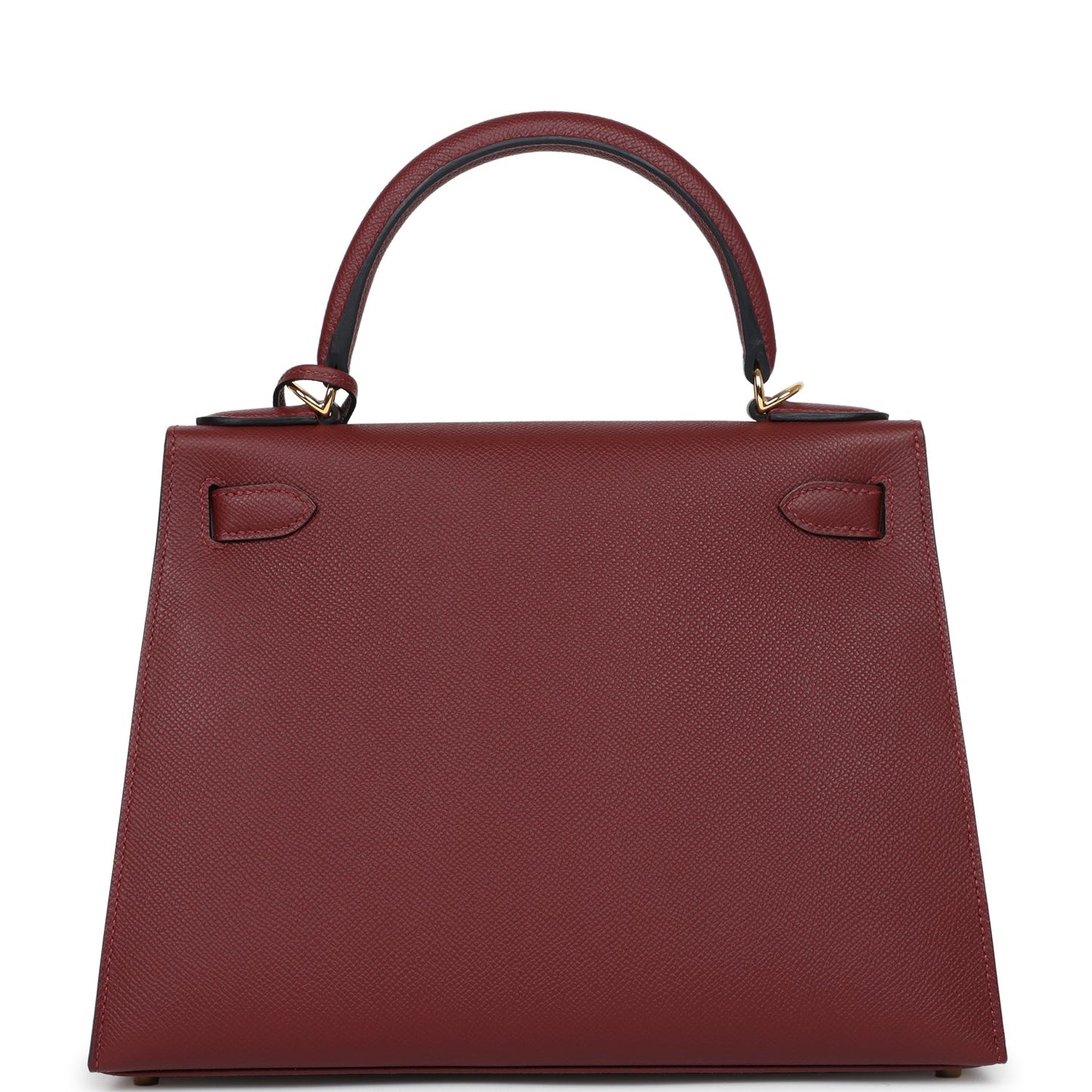 Hermes Kelly Sellier 28 Rouge H Epsom Gold Hardware