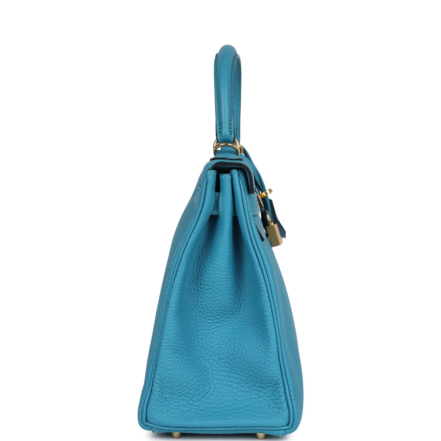 Hermes Kelly Retourne 28 Turquoise Togo Gold Hardware