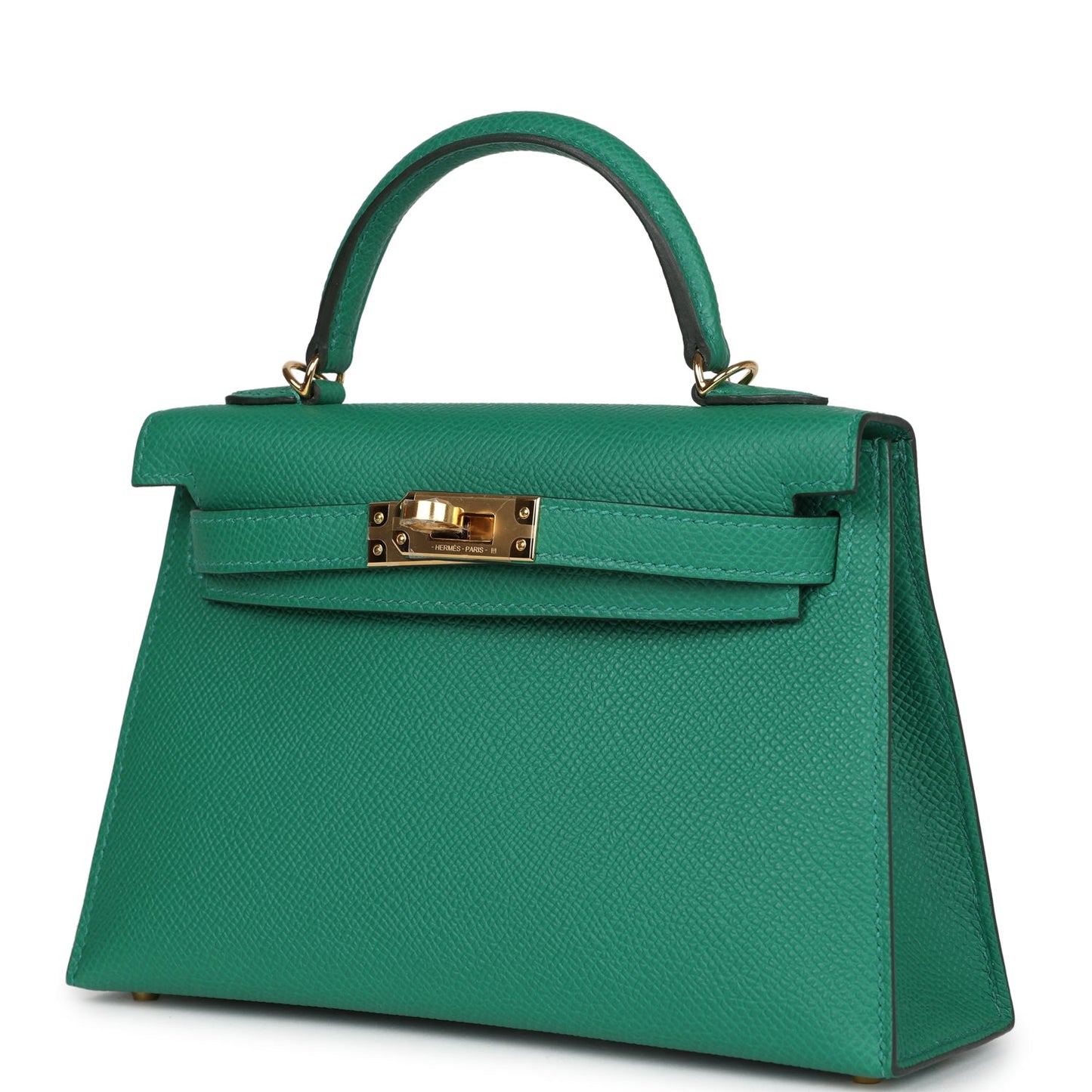 Hermes Kelly Sellier 20 Vert Vertigo Epsom Gold Hardware