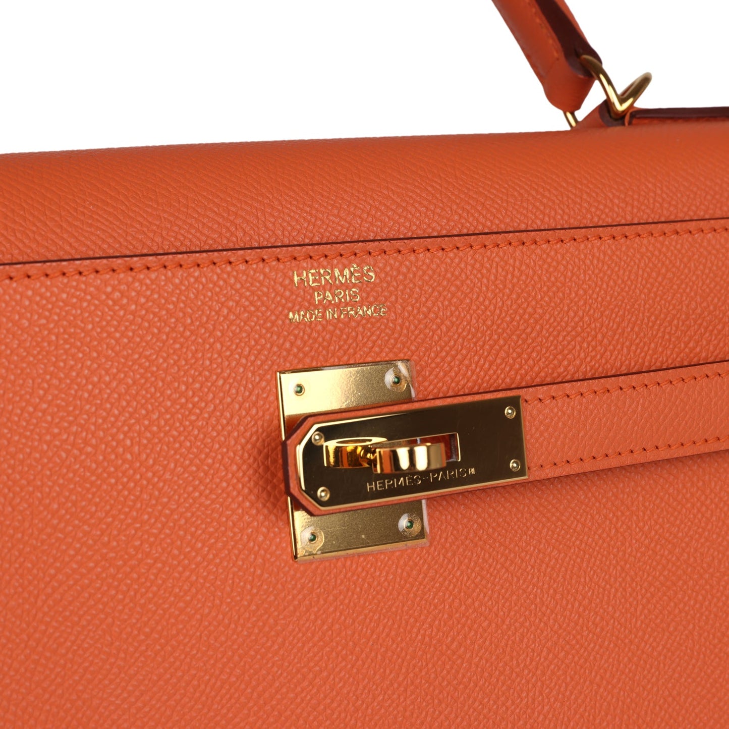 Hermes Kelly Sellier 35 Mango Epsom Gold Hardware