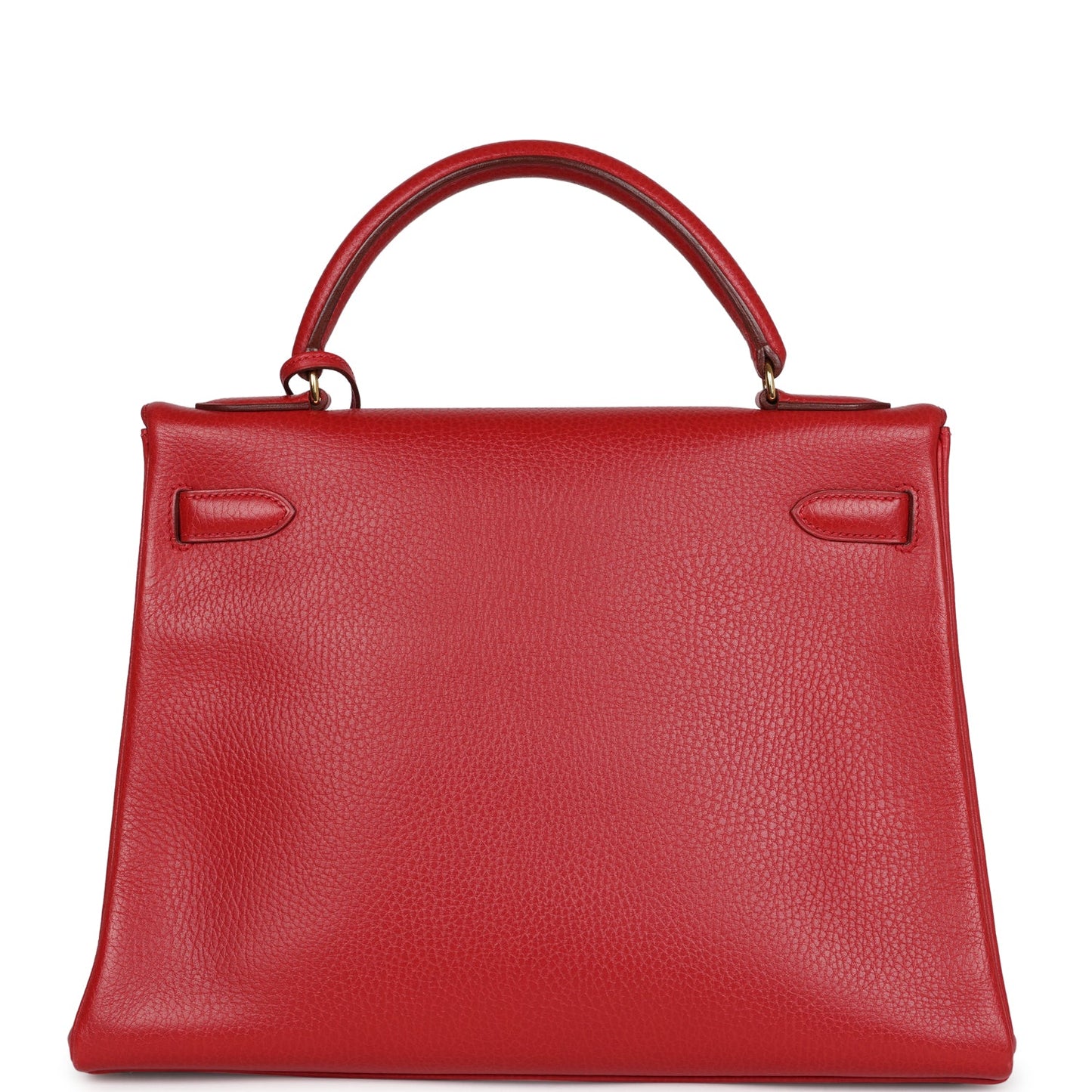 Hermes Kelly Retourne 32 Rouge Vif Ardennes Gold Hardware