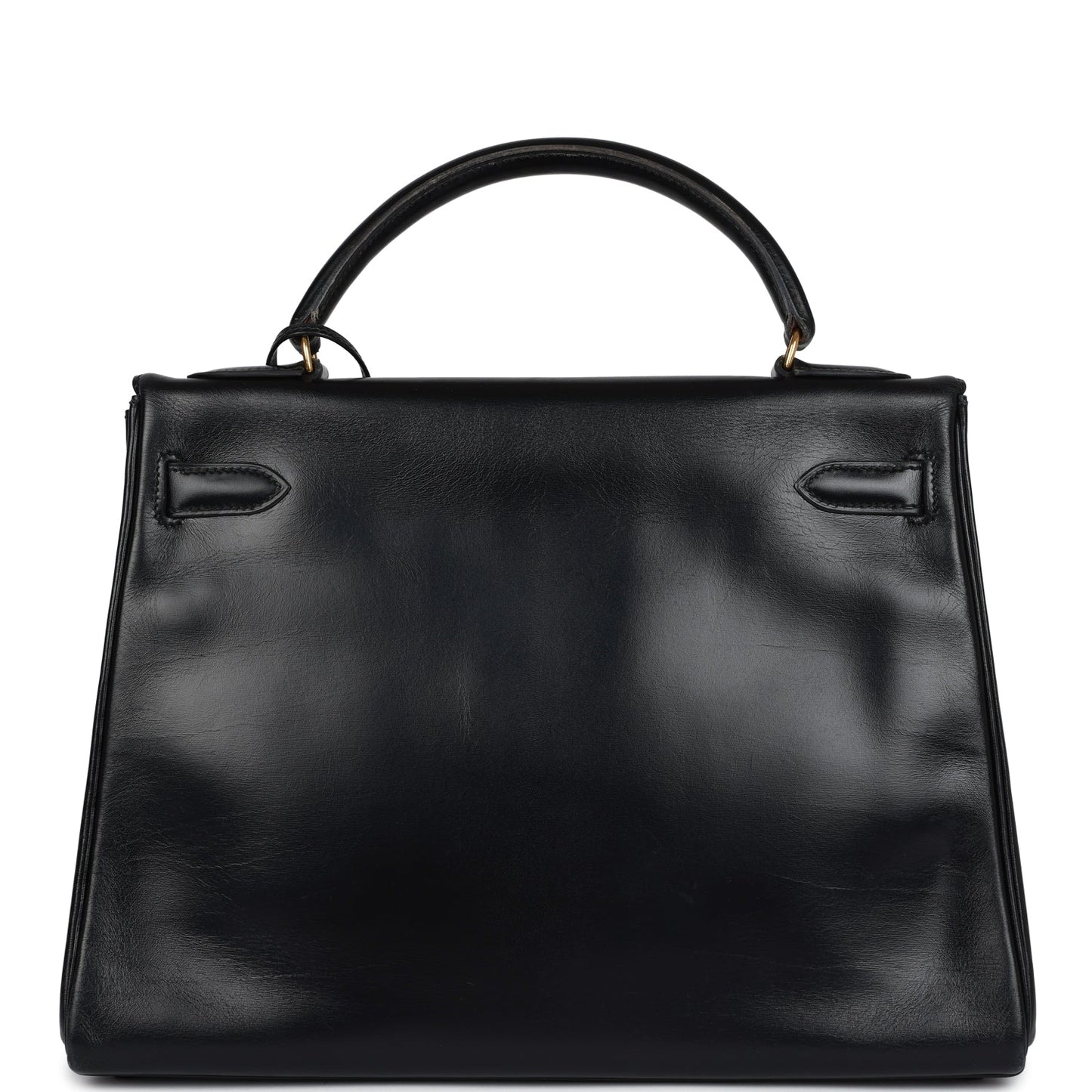 Hermes Kelly Retourne 32 Black Box Gold Hardware