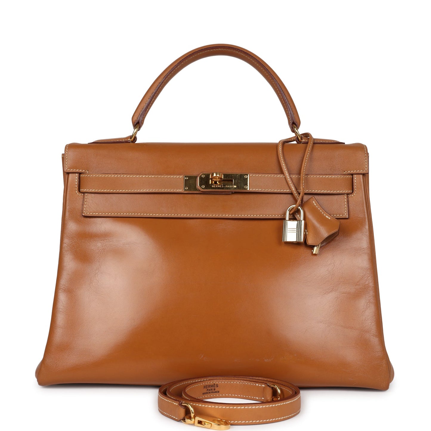 Hermes Kelly Retourne 32 Naturel Sable Chamonix Gold Hardware