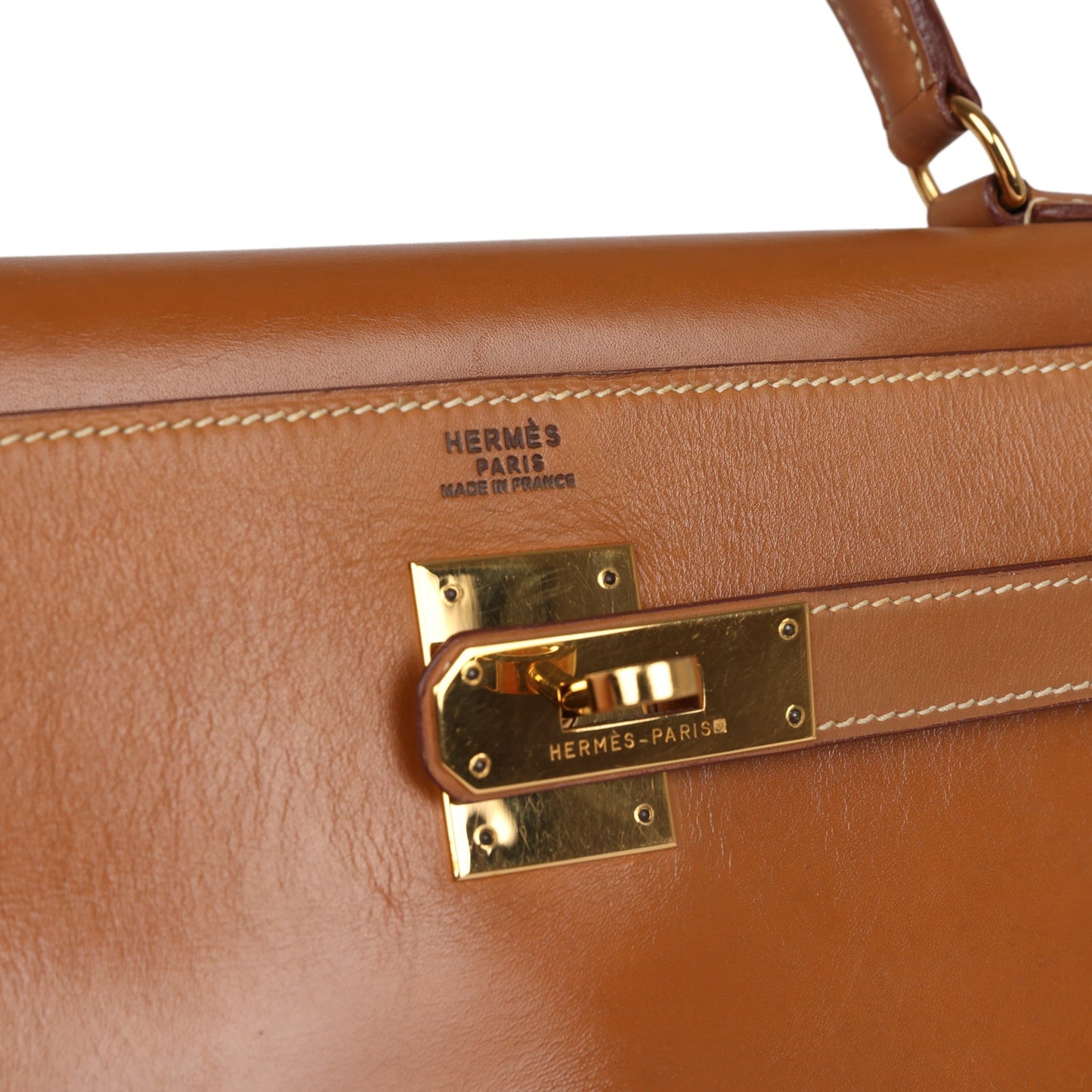 Hermes Kelly Retourne 32 Naturel Sable Chamonix Gold Hardware