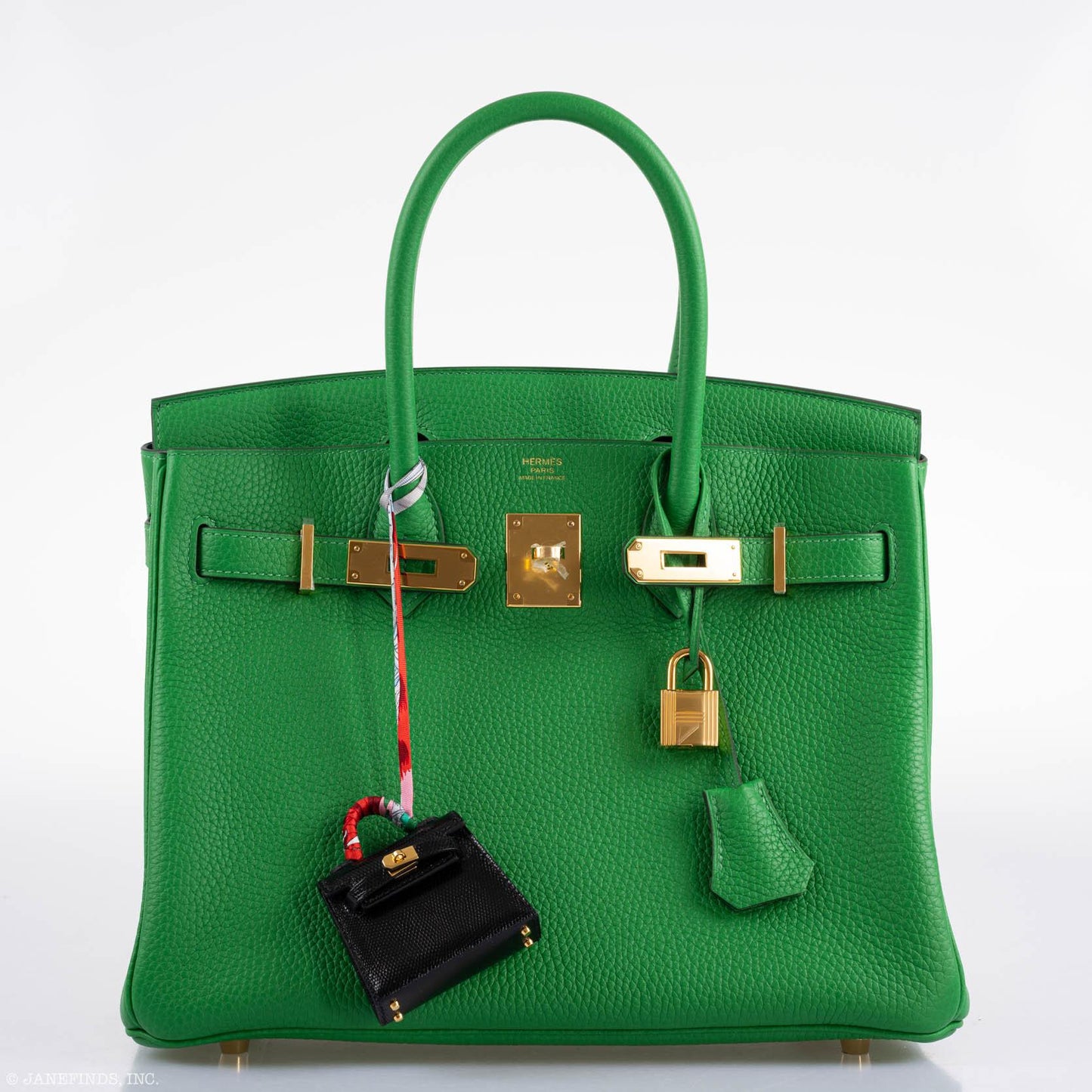 Hermes Birkin 25 Bambou (Bamboo) Green Togo with Gold Hardware