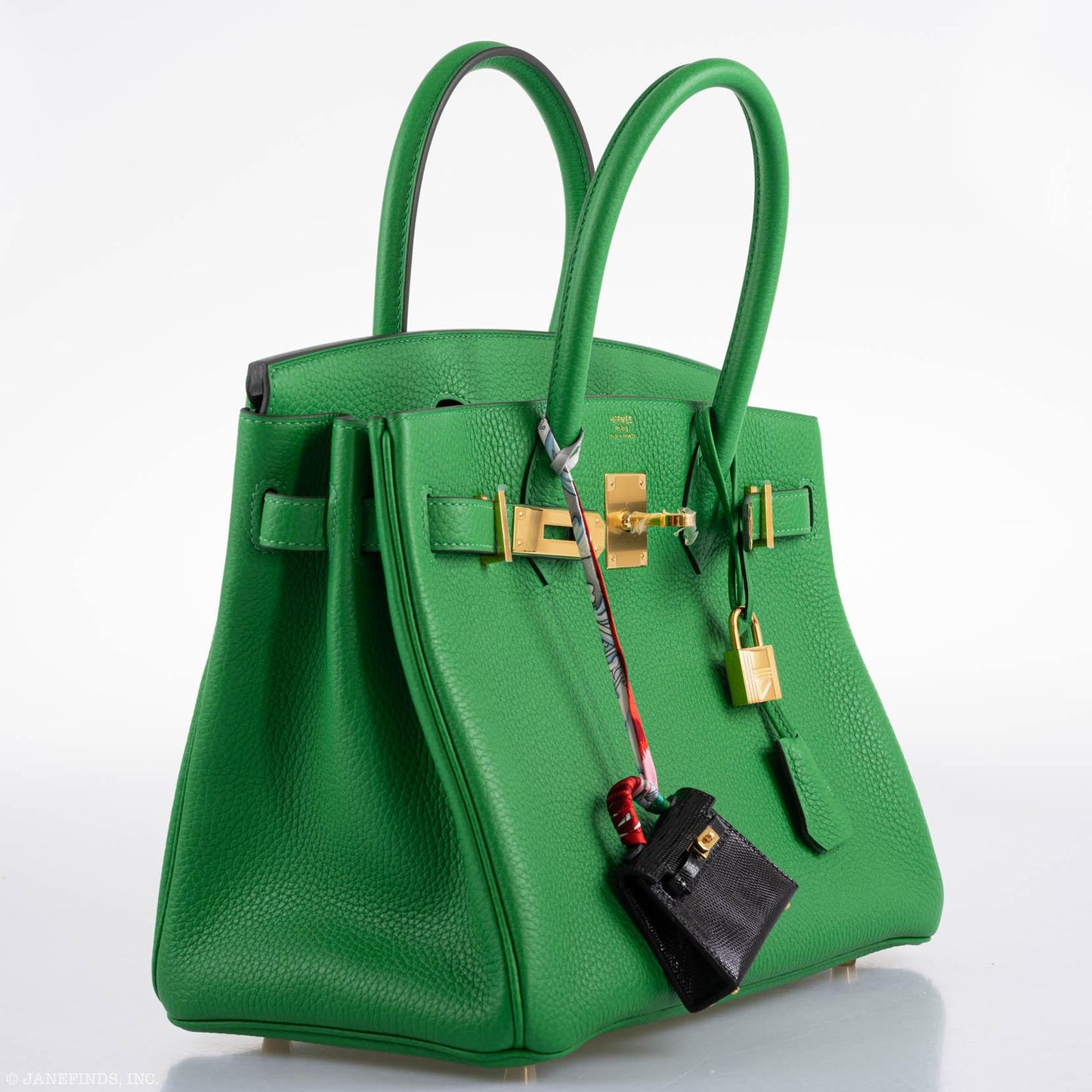 Hermes Birkin 25 Bambou (Bamboo) Green Togo with Gold Hardware