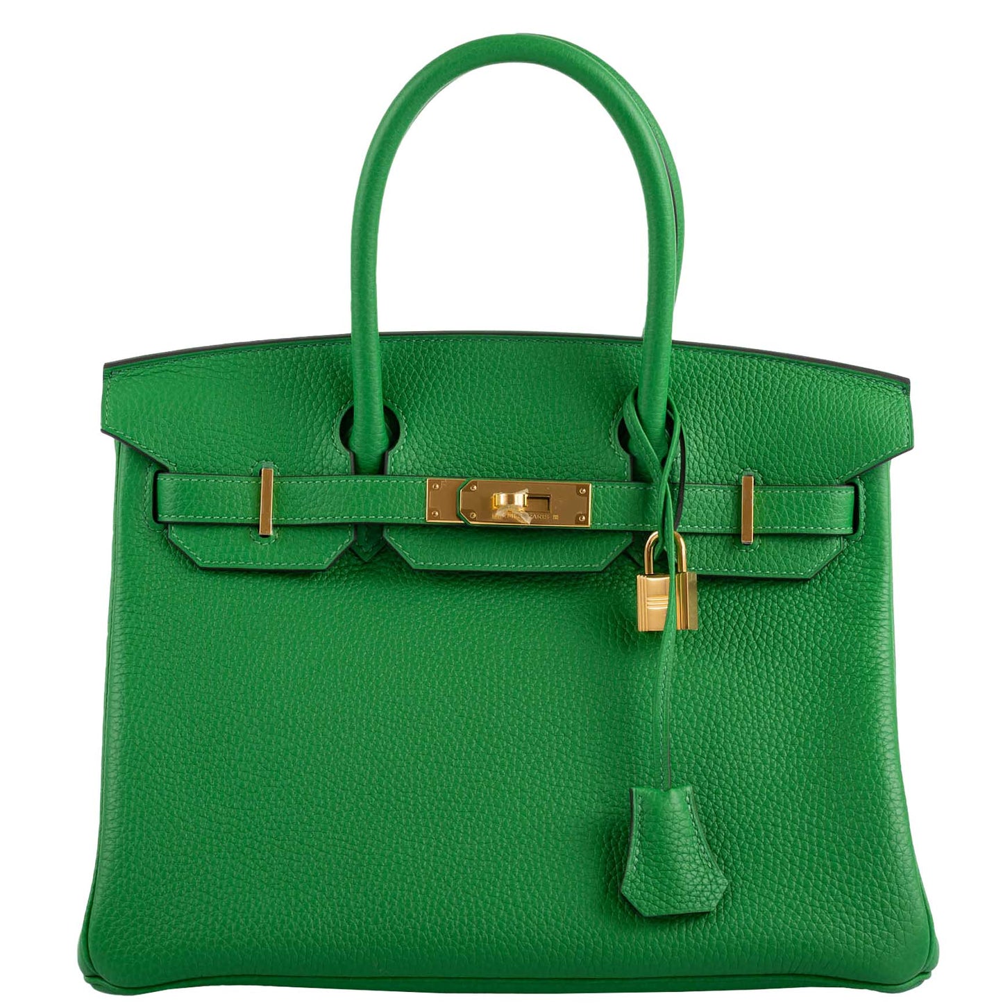 Hermes Birkin 25 Bambou (Bamboo) Green Togo with Gold Hardware