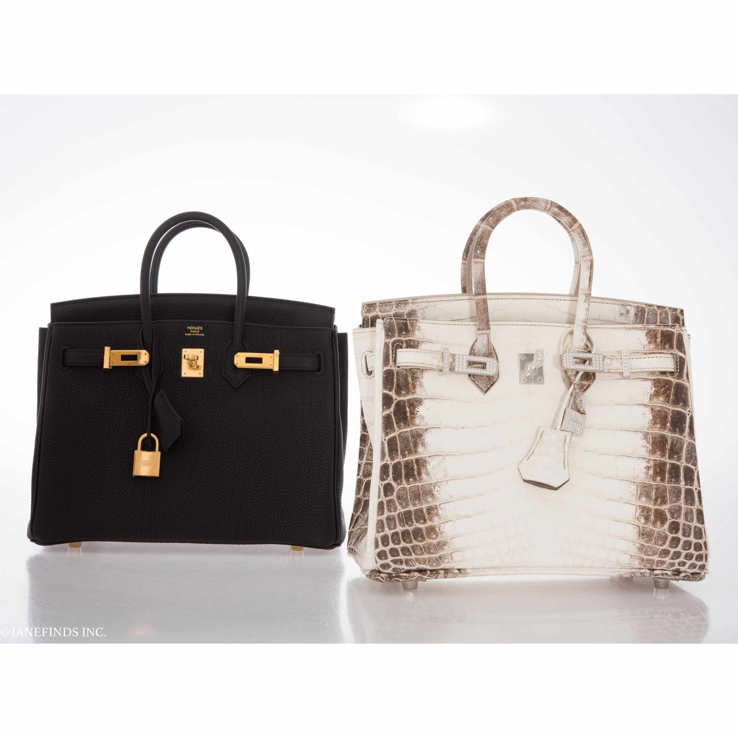 Hermes Birkin 25 Black Togo Gold Hardware