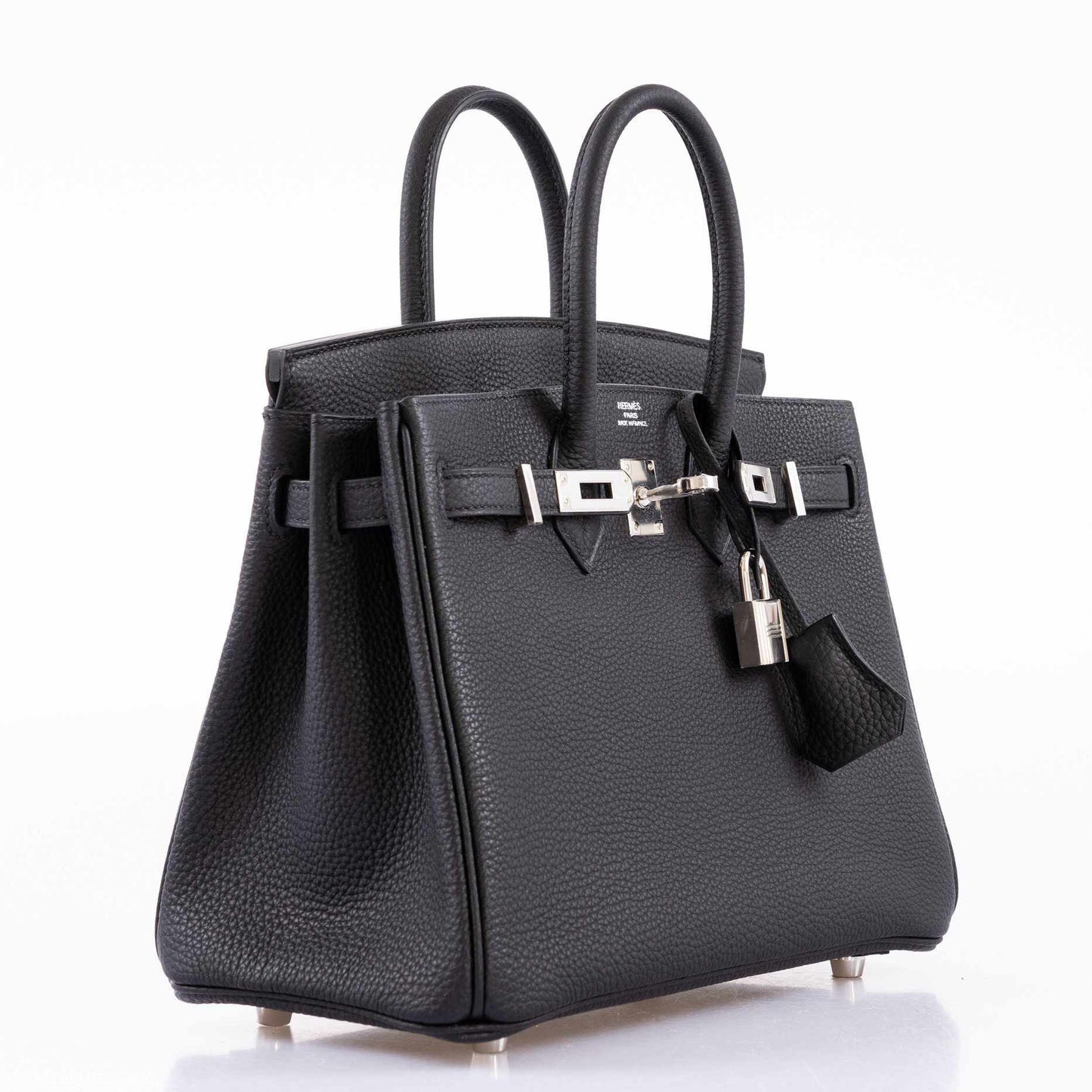 Hermes Birkin 25 Black Togo Palladium Hardware