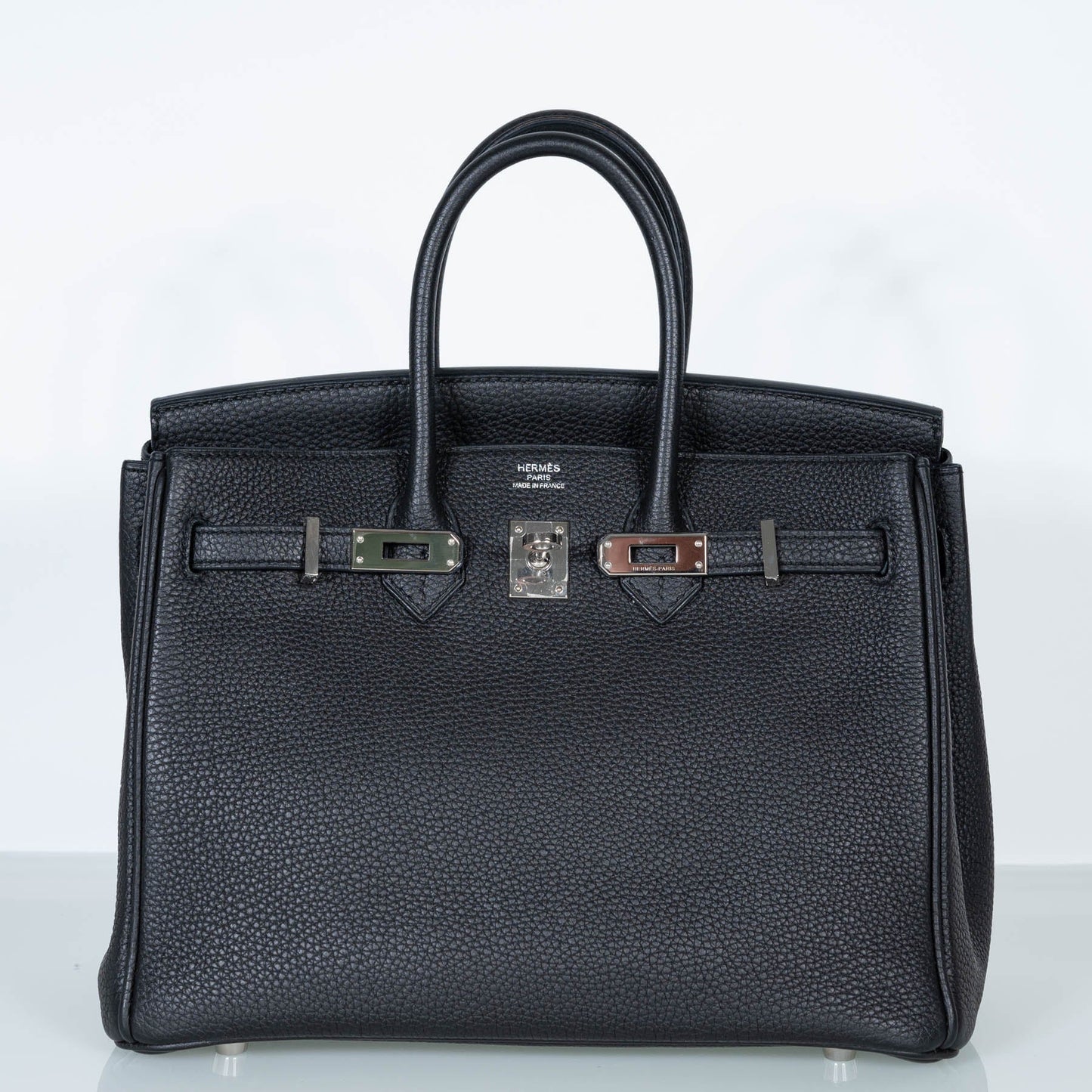 Hermes Birkin 25 Black Togo with Palladium Hardware