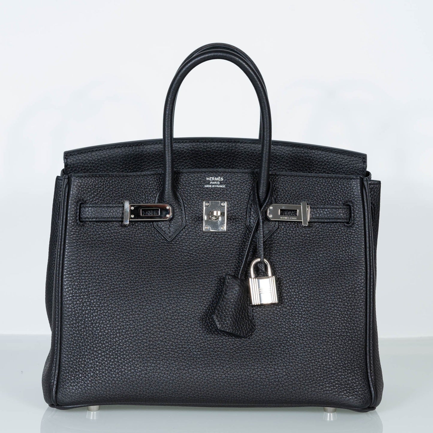 Hermes Birkin 25 Black Togo with Palladium Hardware