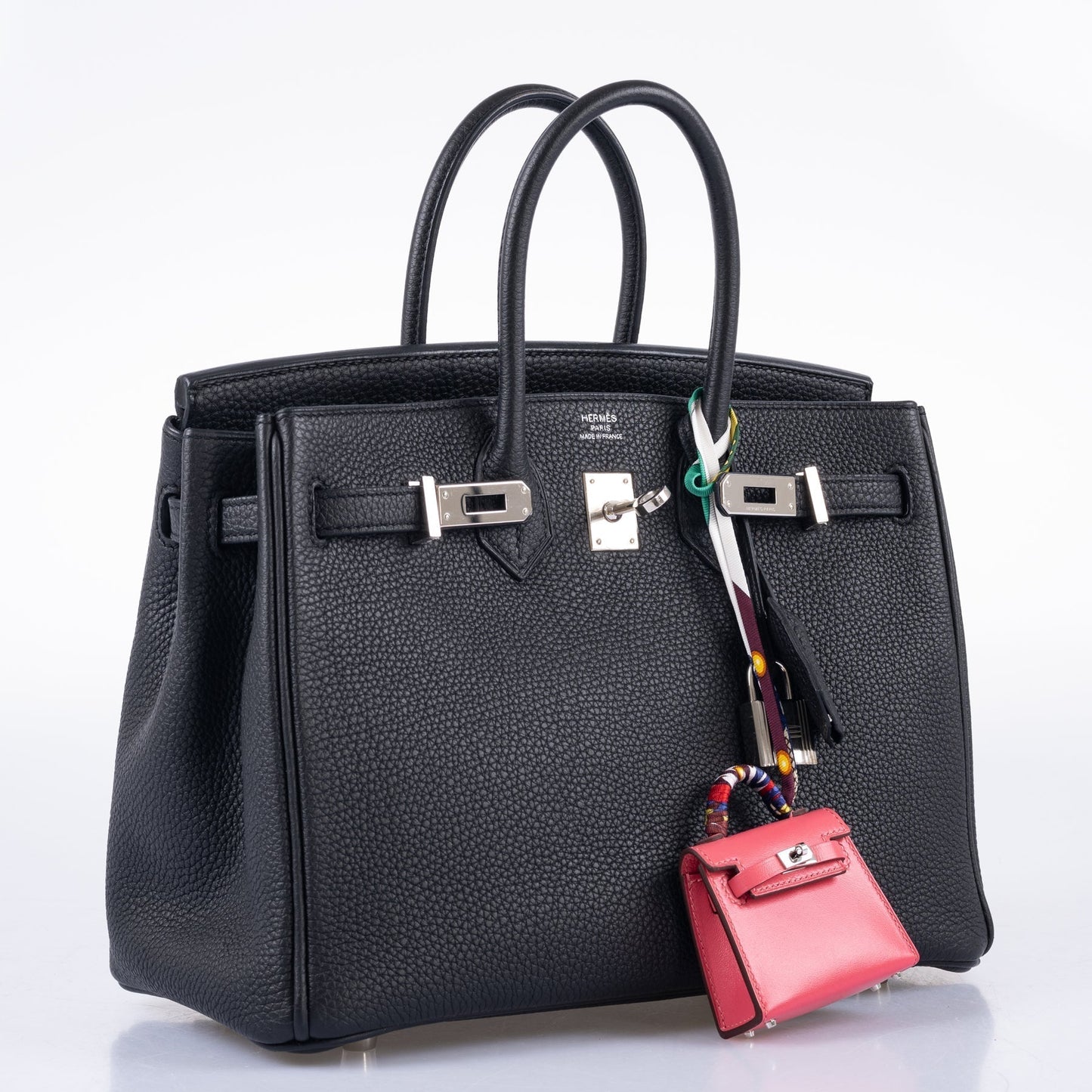 Hermes Birkin 25 Black Togo with Palladium Hardware