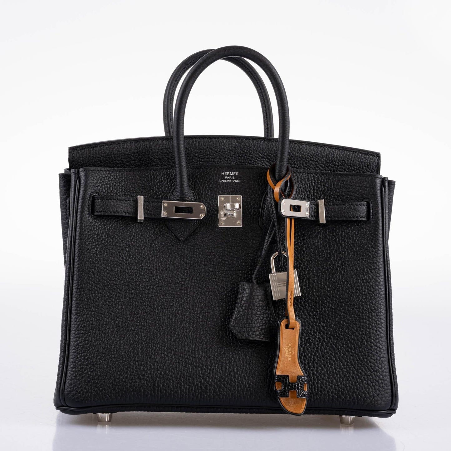 Hermes Birkin 25 Black Togo with Palladium Hardware - 2021, Z