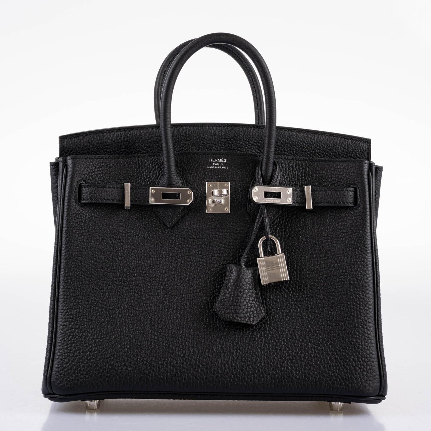 Hermes Birkin 25 Black Togo with Palladium Hardware - 2021, Z