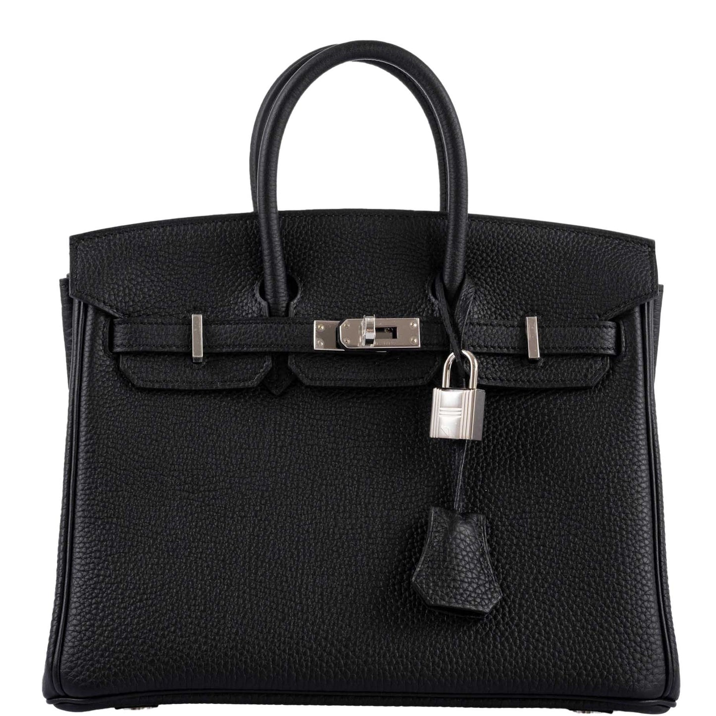 Hermes Birkin 25 Black Togo with Palladium Hardware - 2021, Z