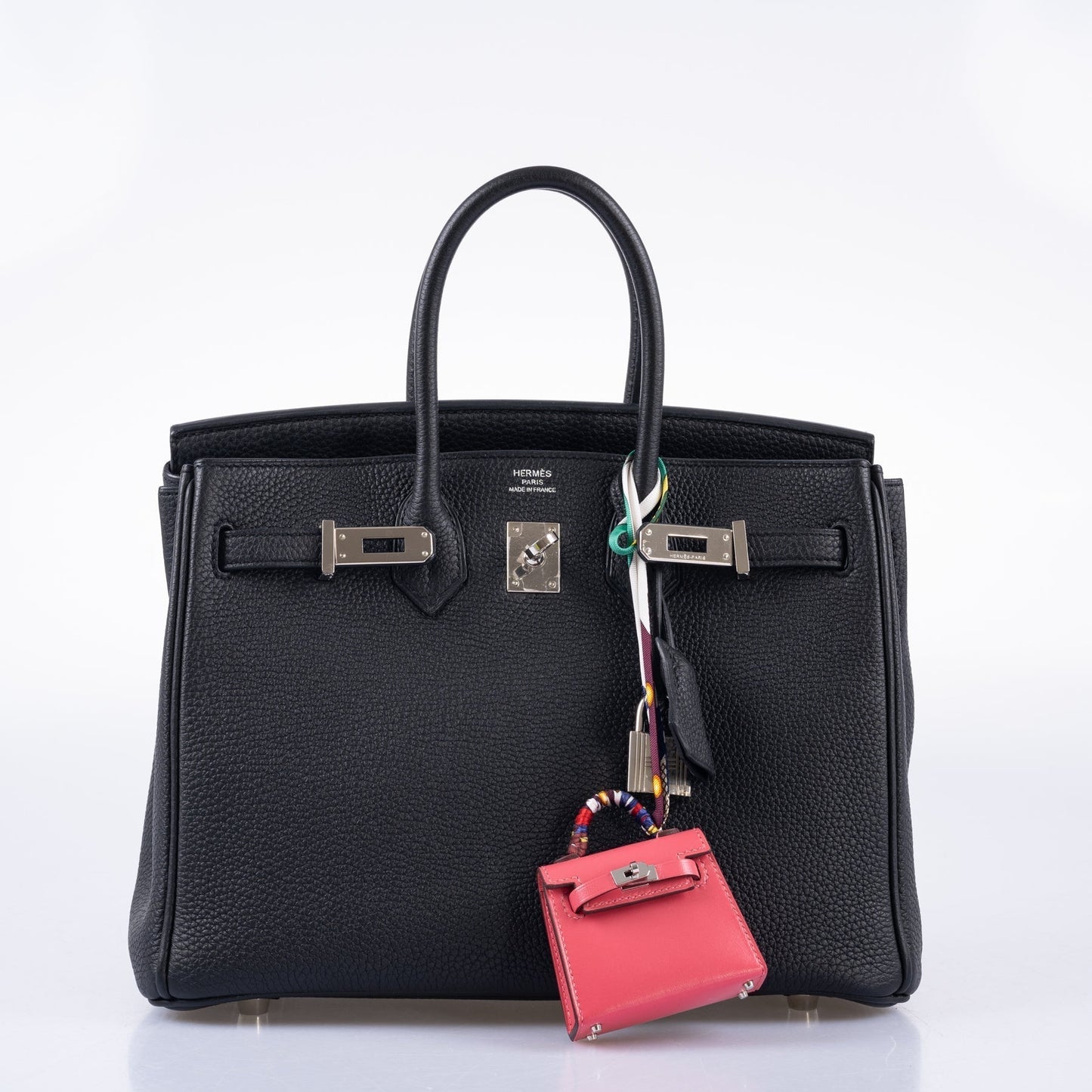 Hermes Birkin 25 Black Togo with Palladium Hardware